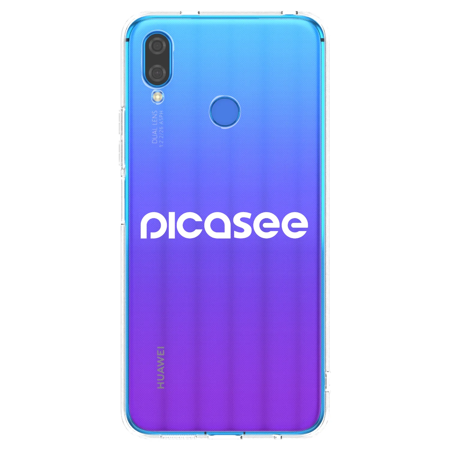 Picasee Huawei Nova 3 Hülle - Transparentes Silikon - Picasee - new logo - white