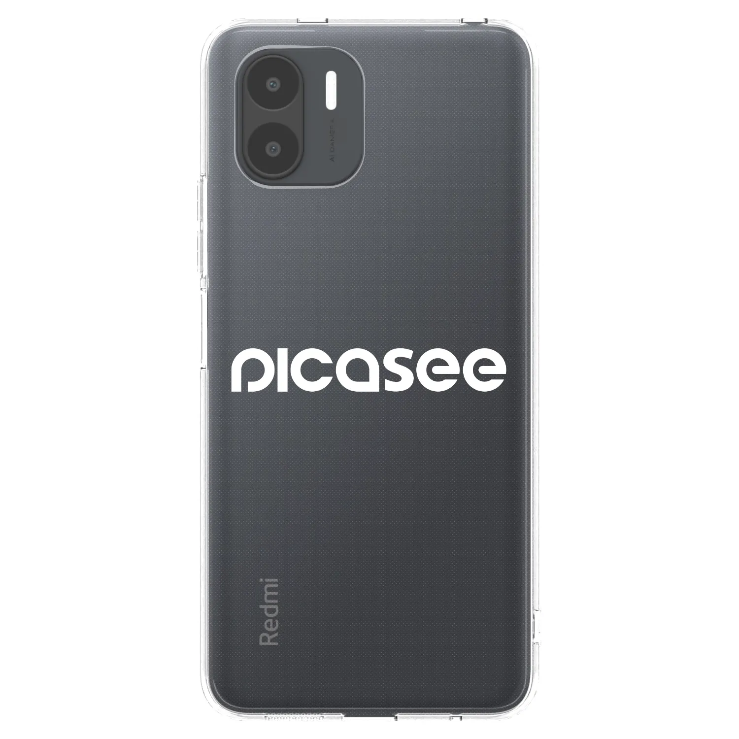 Picasee Xiaomi Redmi A2 Hülle - Transparentes Silikon - Picasee - new logo - white