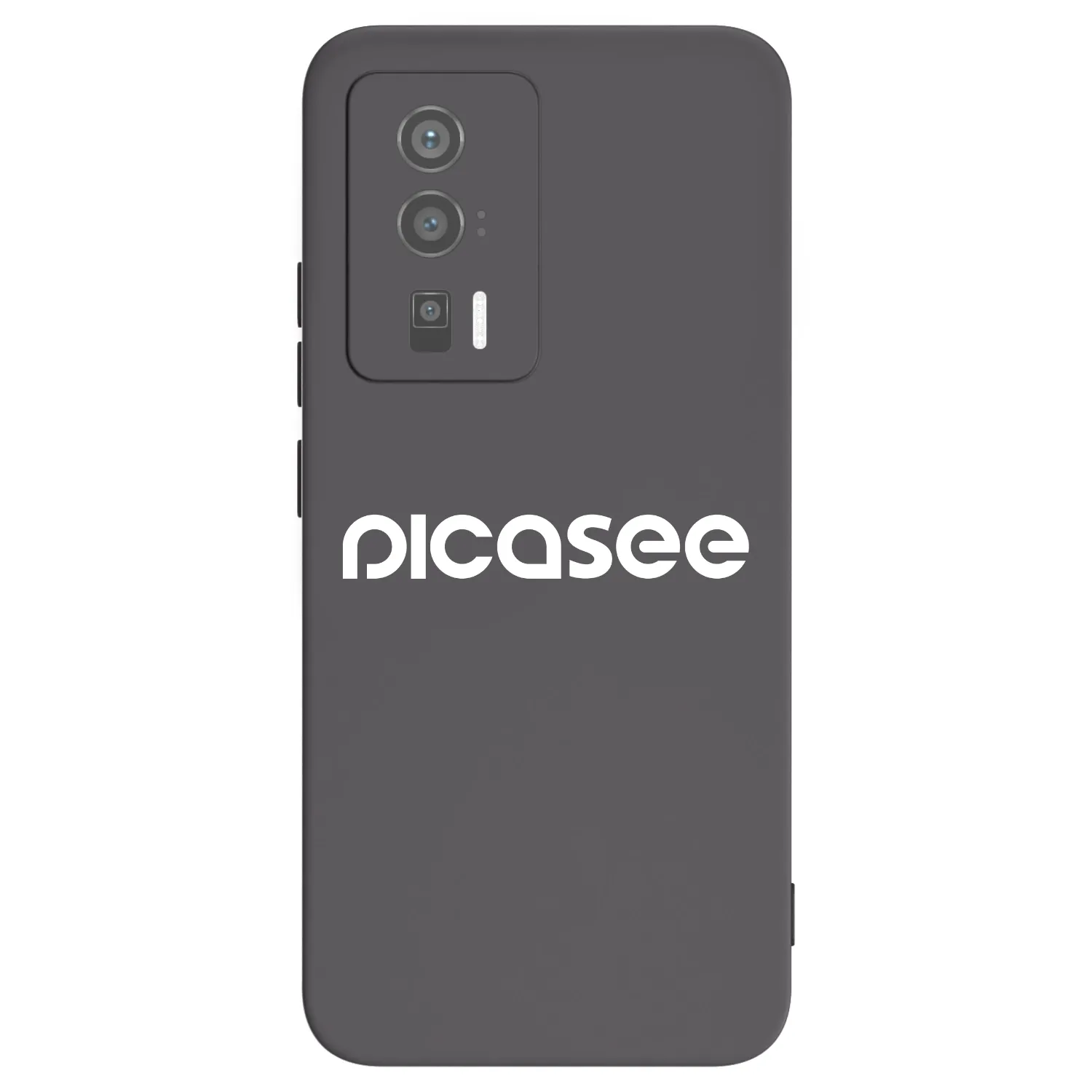Picasee Xiaomi Poco F5 Pro 5G Hülle - Schwarzes Silikon - Picasee - new logo - white
