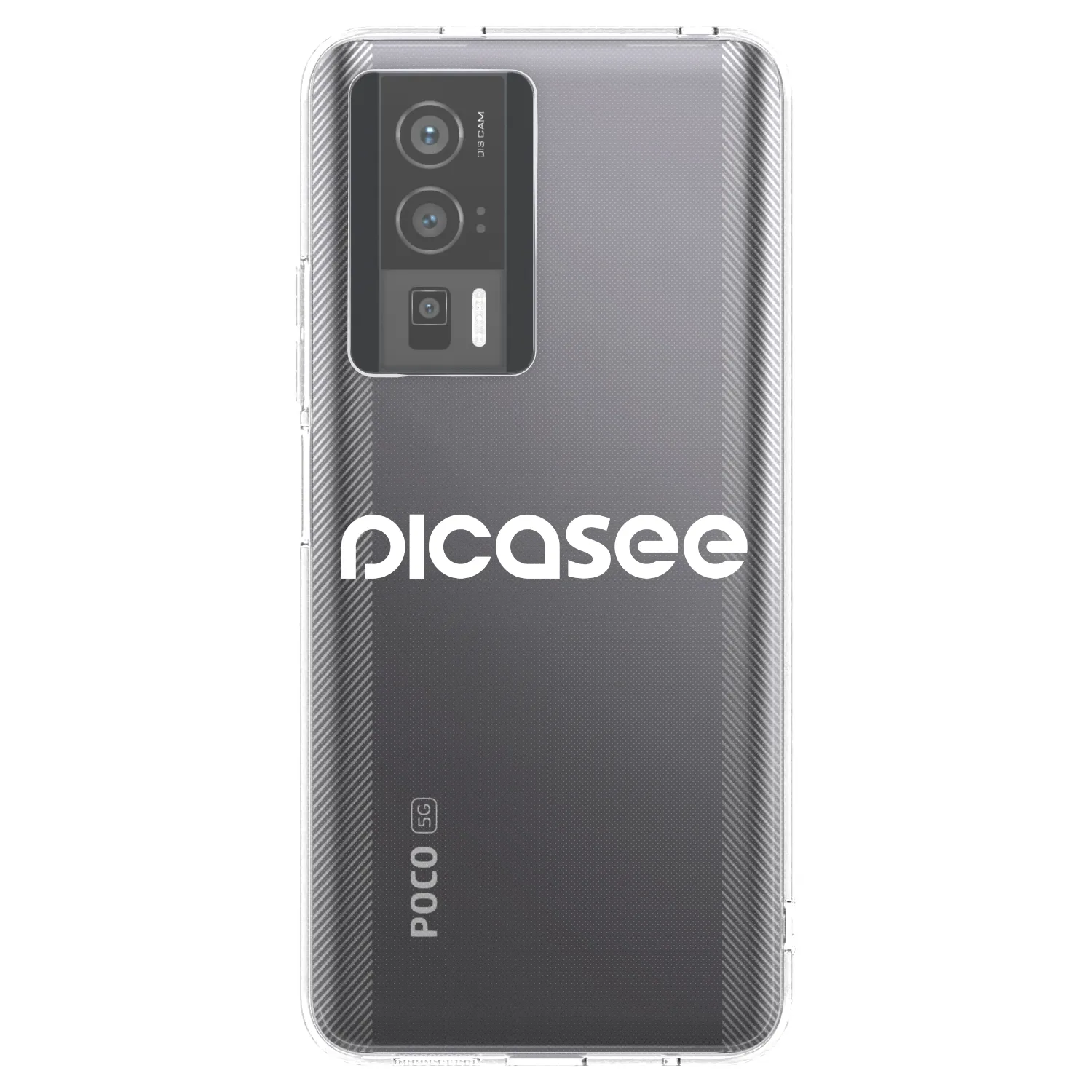 Picasee Xiaomi Poco F5 Pro 5G Hülle - Transparentes Silikon - Picasee - new logo - white
