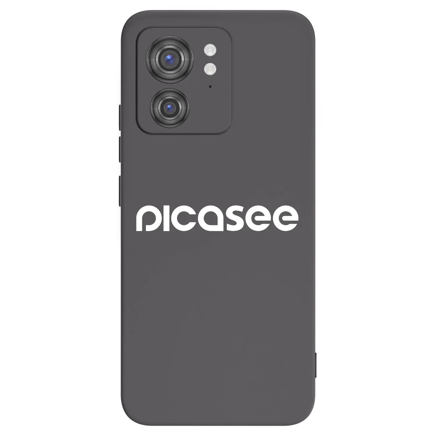 Picasee Motorola Edge 40 Hülle - Schwarzes Silikon - Picasee - new logo - white