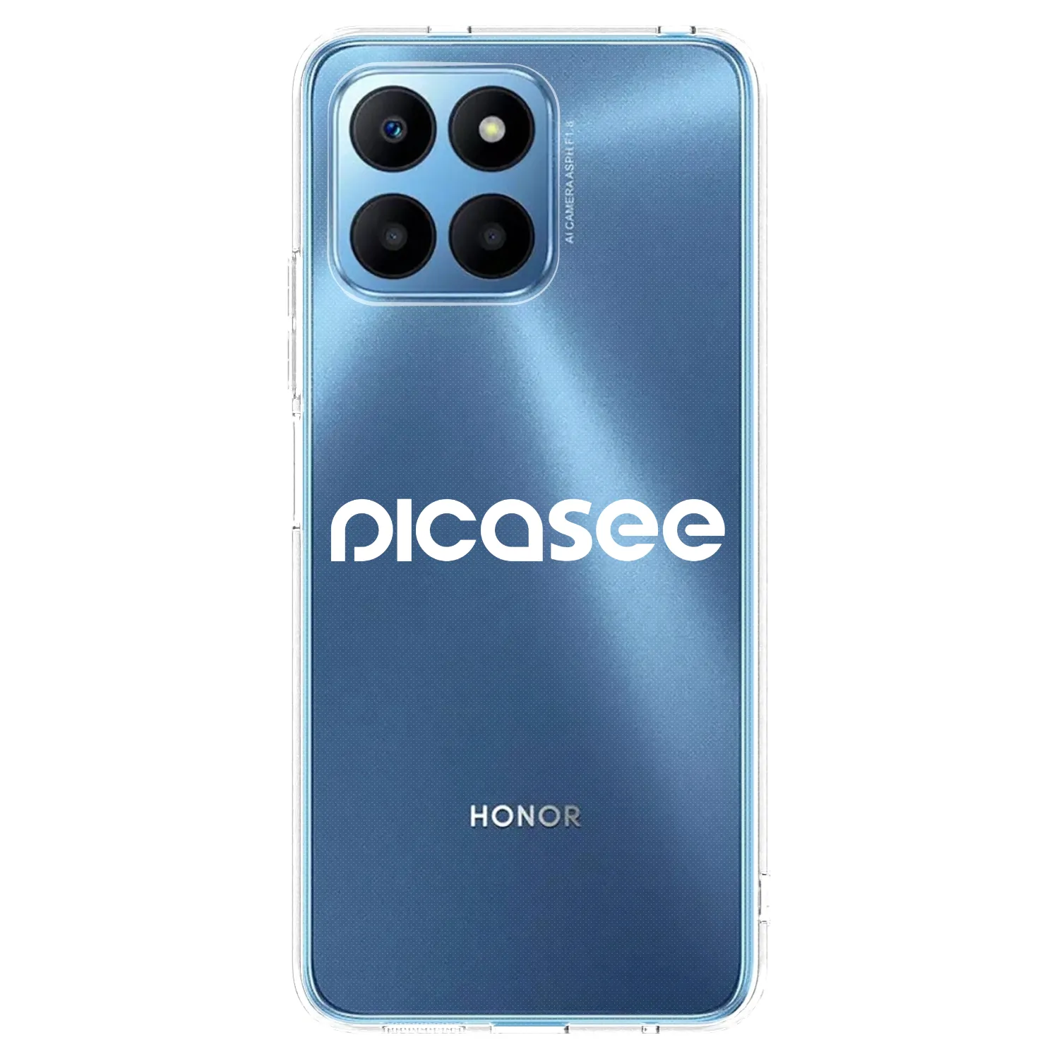 Picasee Honor 70 Lite Hülle - Transparentes Silikon - Picasee - new logo - white
