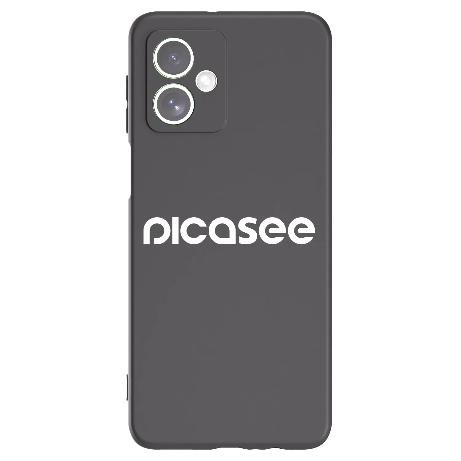 Picasee Motorola Moto G54 5G Hülle - Schwarzes Silikon - Picasee - new logo - white