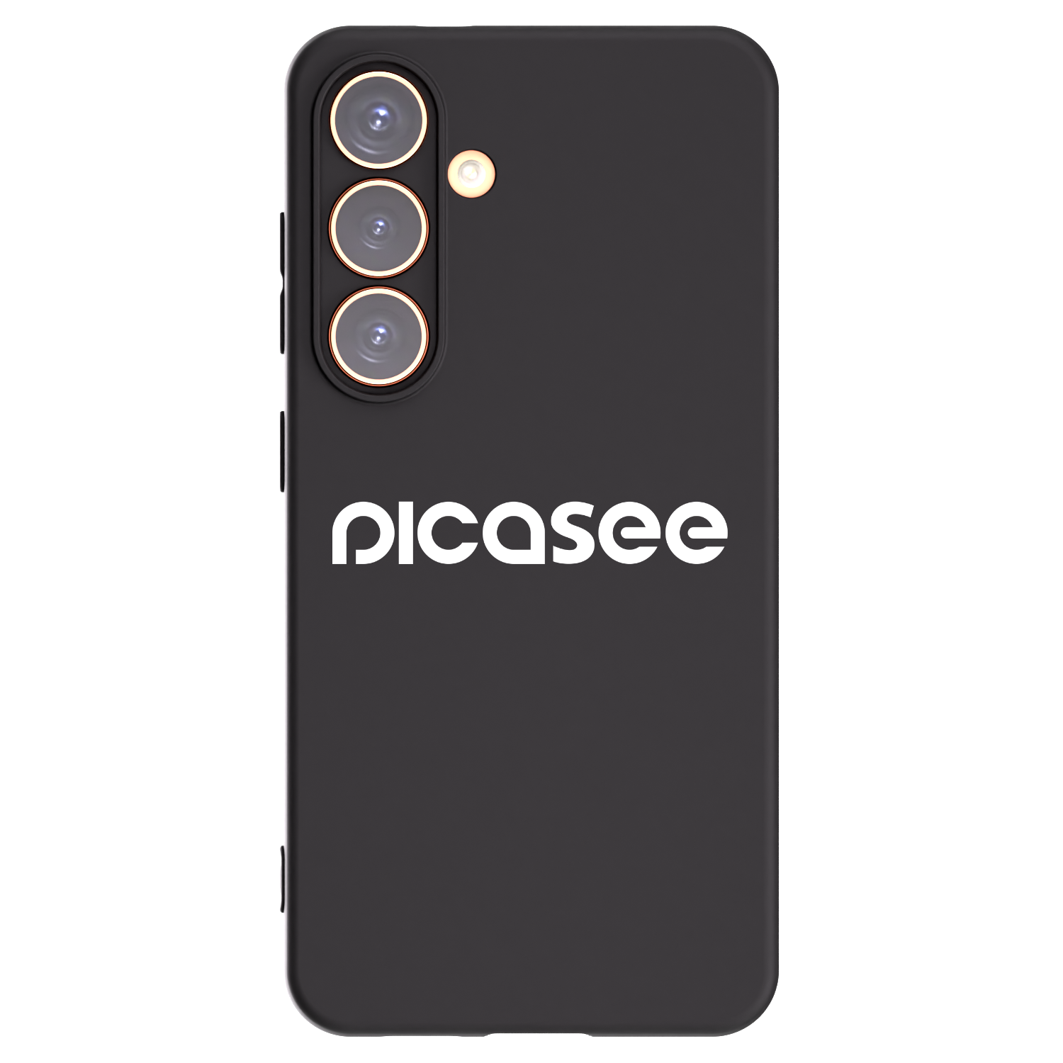 Picasee Samsung Galaxy S24 S921B 5G Hülle - Schwarzes Silikon - Picasee - new logo - white