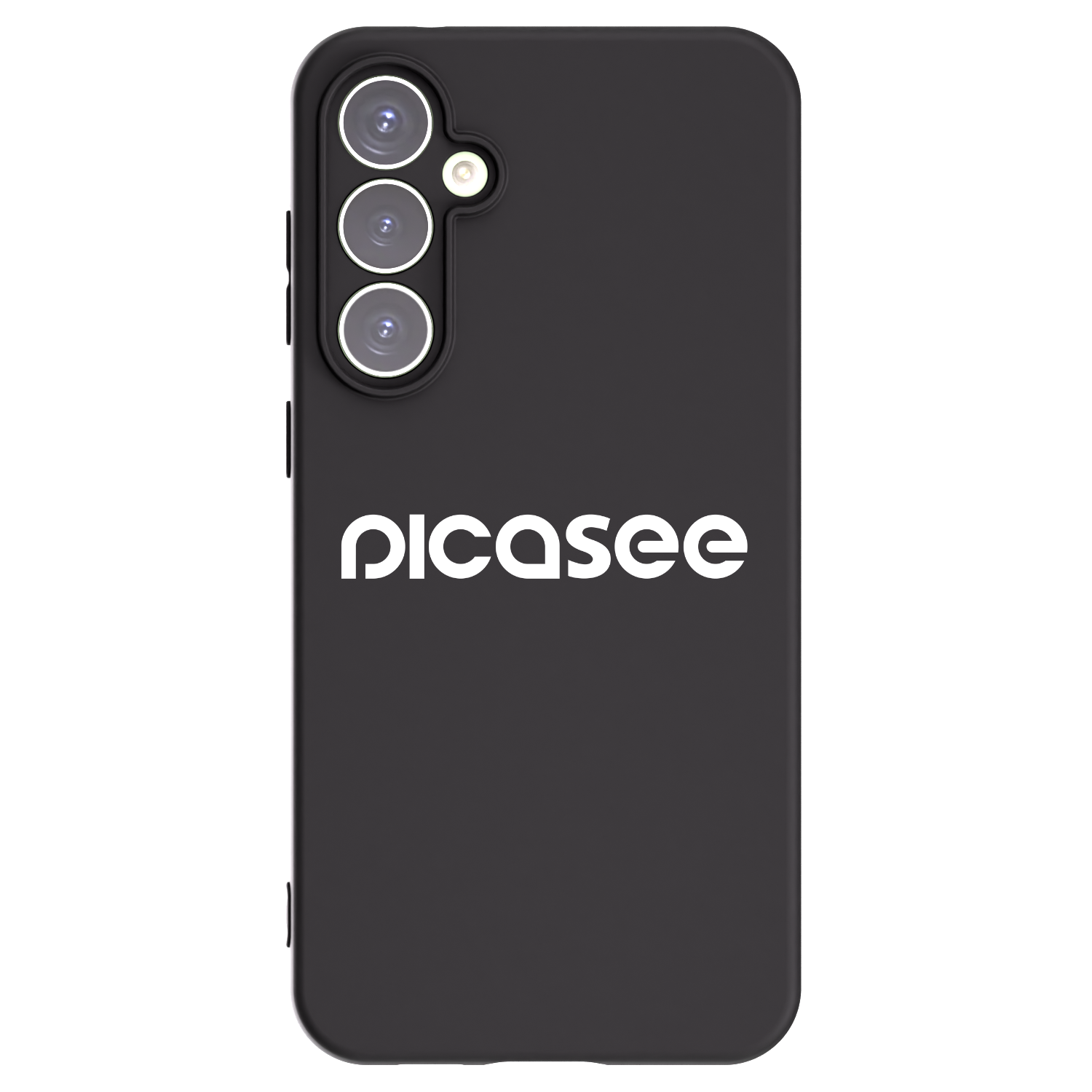 Picasee Samsung Galaxy S23 FE S711B Hülle - Schwarzes Silikon - Picasee - new logo - white