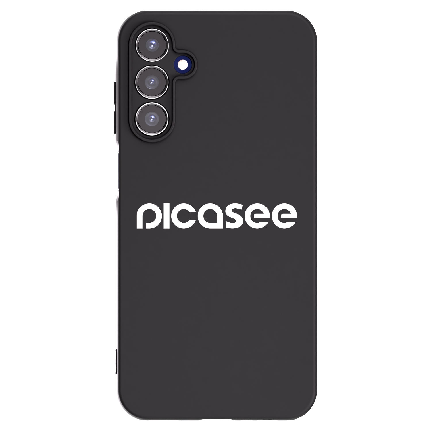 Picasee Samsung Galaxy A15 A155F 4G Hülle - Schwarzes Silikon - Picasee - new logo - white