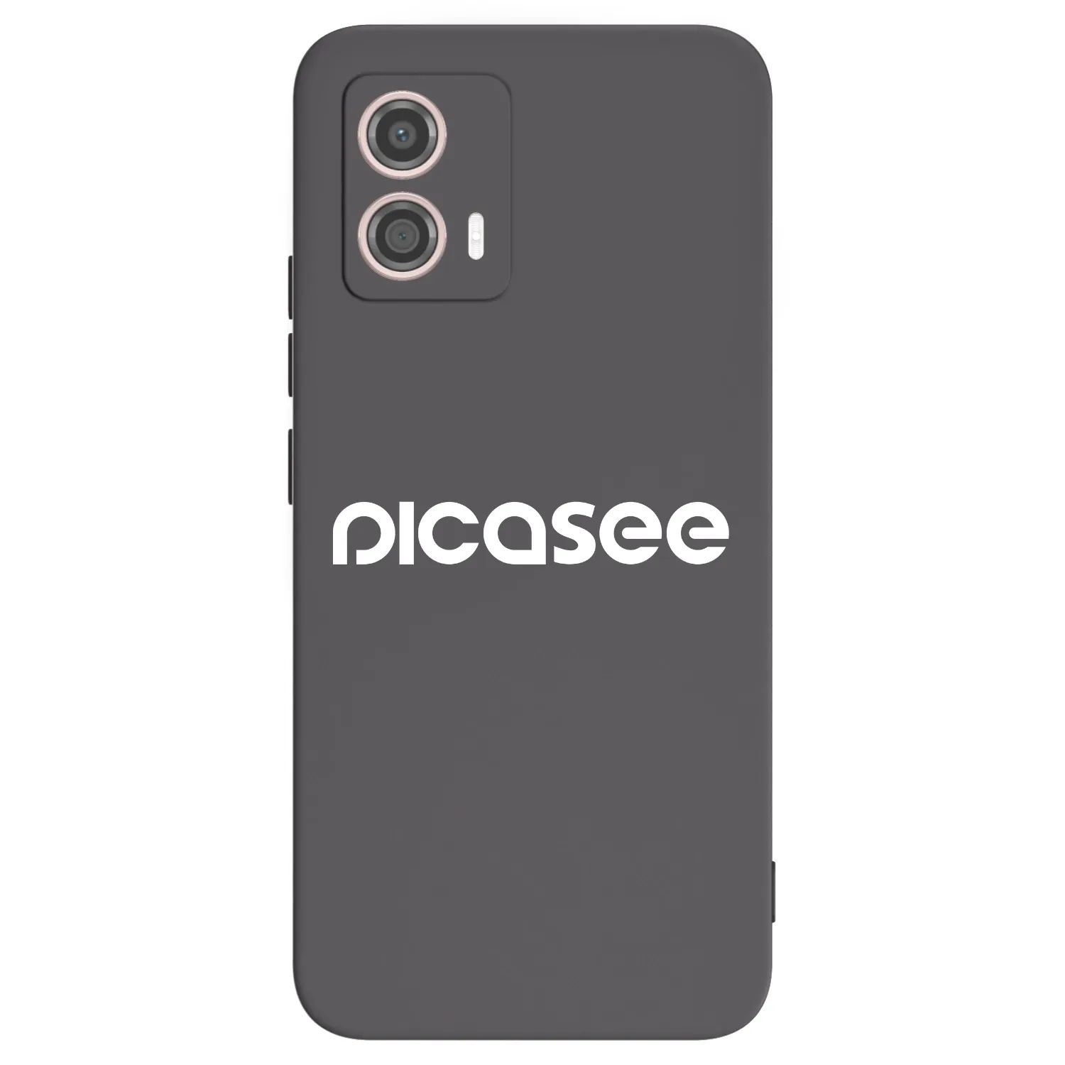 Picasee Motorola Moto G53 5G Hülle - Schwarzes Silikon - Picasee - new logo - white