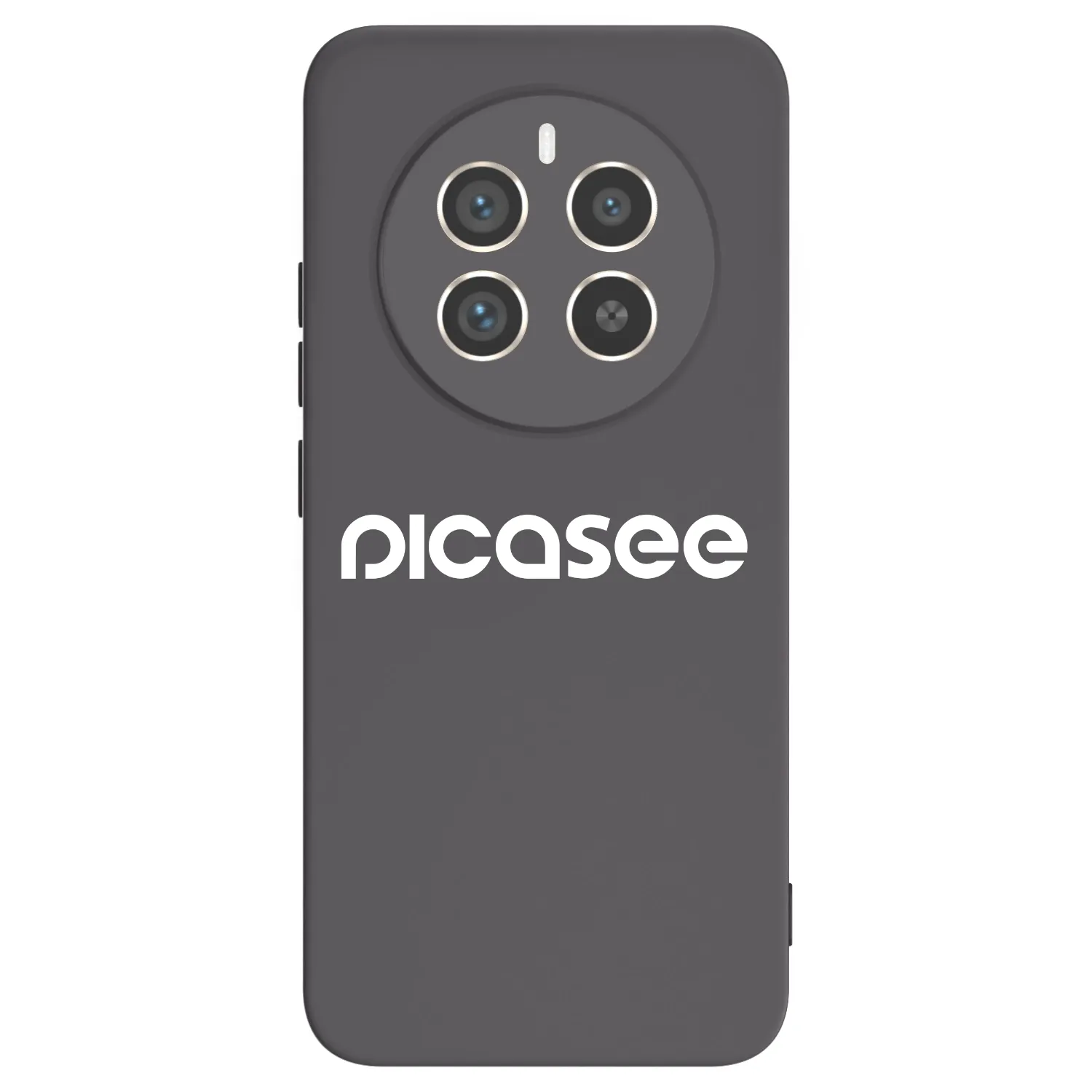 Picasee Realme 12 Pro 5G Hülle - Schwarzes Silikon - Picasee - new logo - white