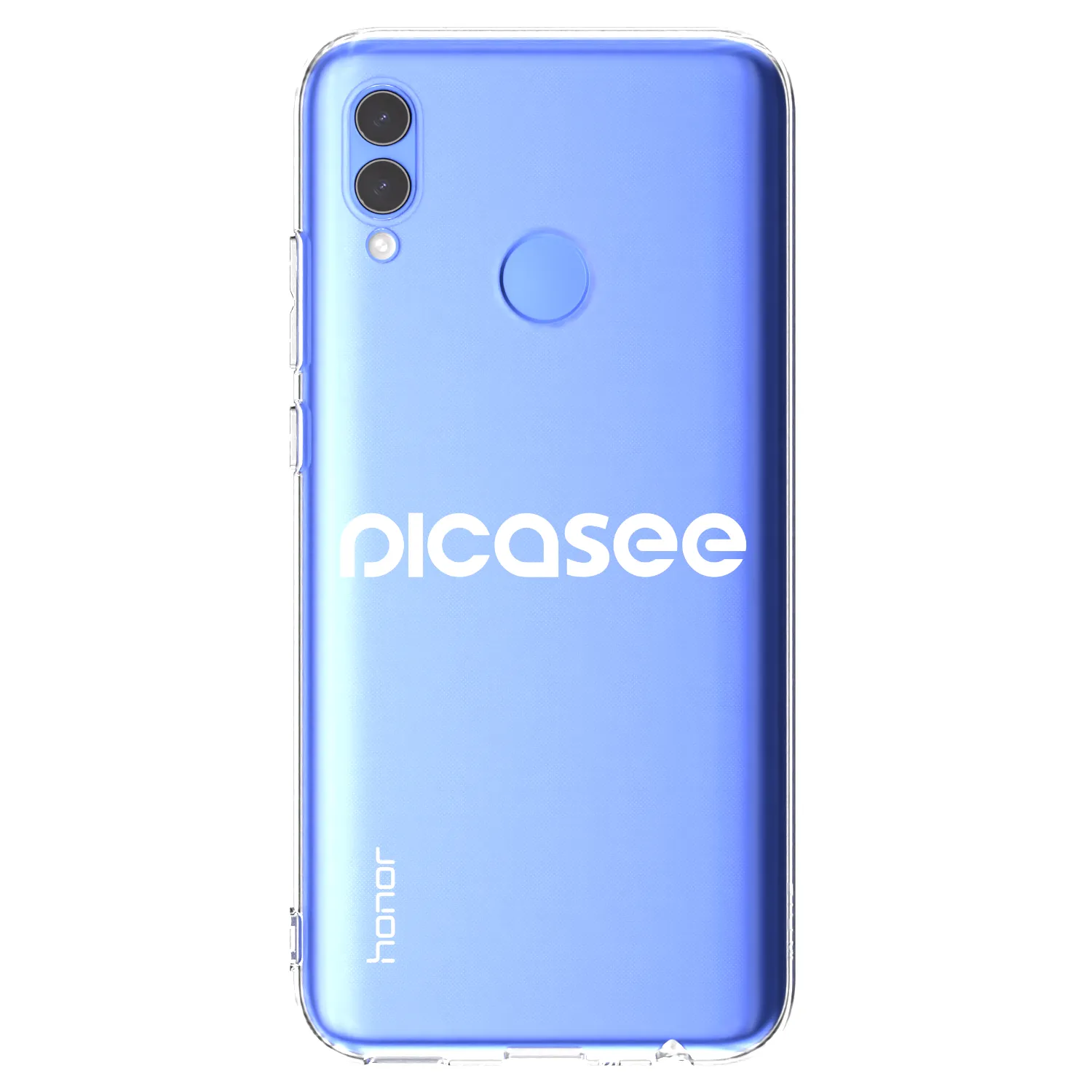 Picasee Huawei P Smart 2019 Hülle - Transparentes Silikon - Picasee - new logo - white