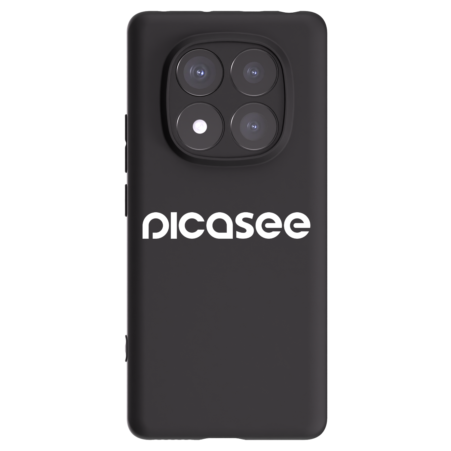 Picasee Xiaomi Redmi Note 14 Pro+ 5G Hülle - Schwarzes Silikon - Picasee - new logo - white