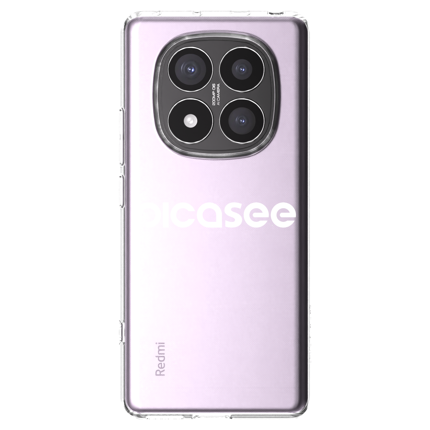 Picasee Xiaomi Redmi Note 14 Pro+ 5G Hülle - Transparentes Silikon - Picasee - new logo - white