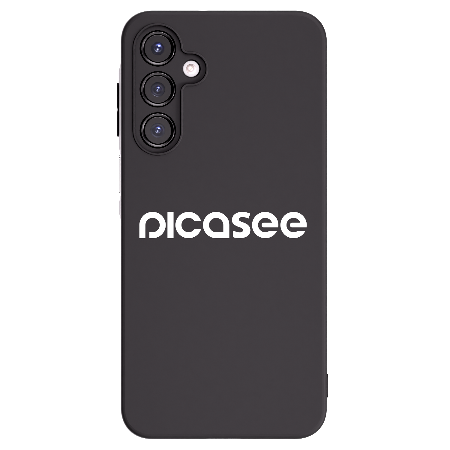 Picasee Samsung Galaxy A16 5G Hülle - Schwarzes Silikon - Picasee - new logo - white