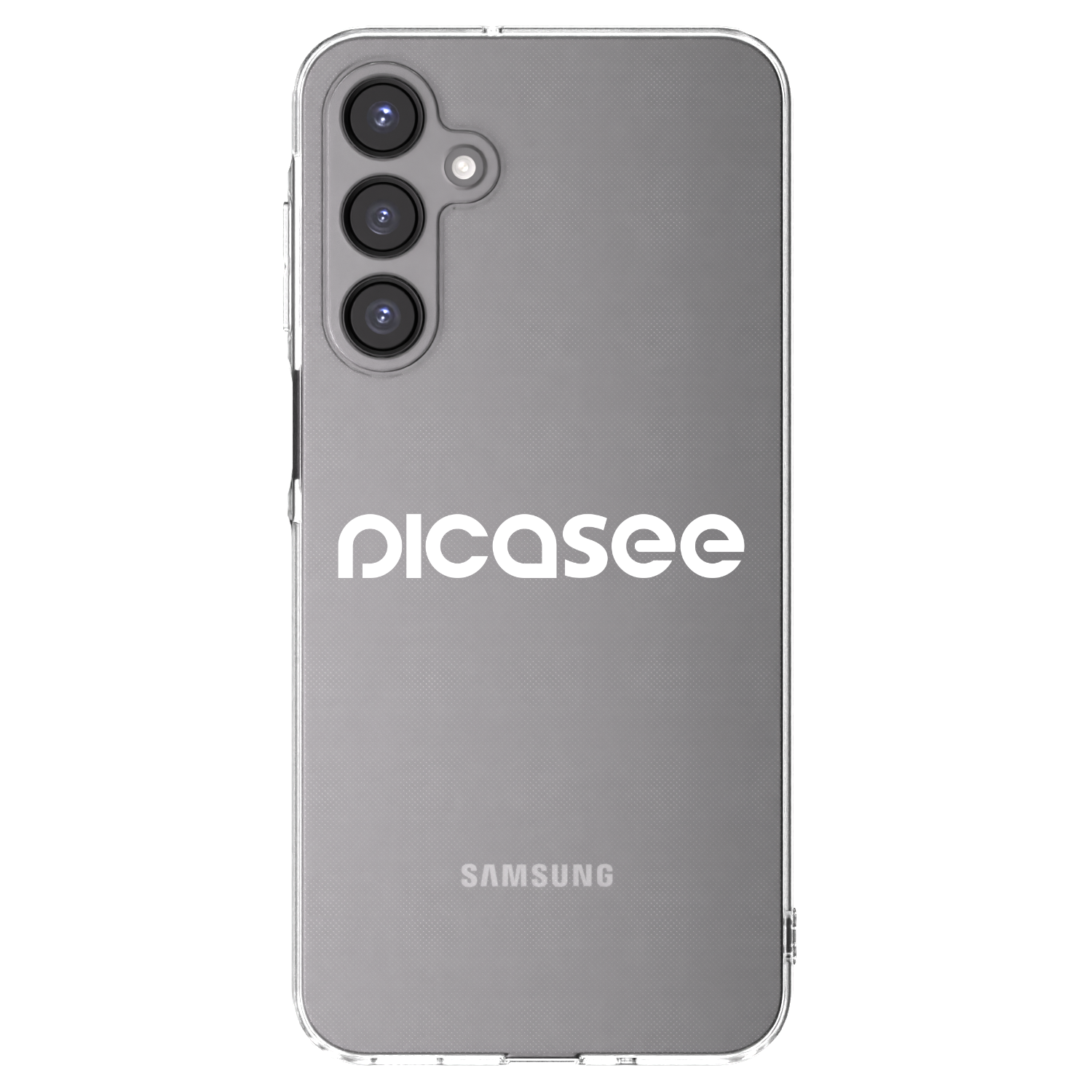 Picasee Samsung Galaxy A16 5G Hülle - Transparentes Silikon - Picasee - new logo - white