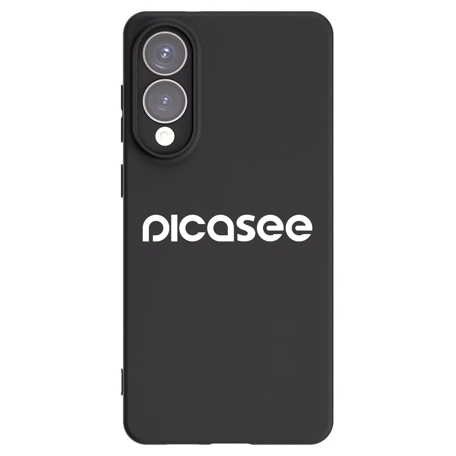 Picasee Samsung Galaxy S25 Edge 5G Hülle - Schwarzes Silikon - Picasee - new logo - white