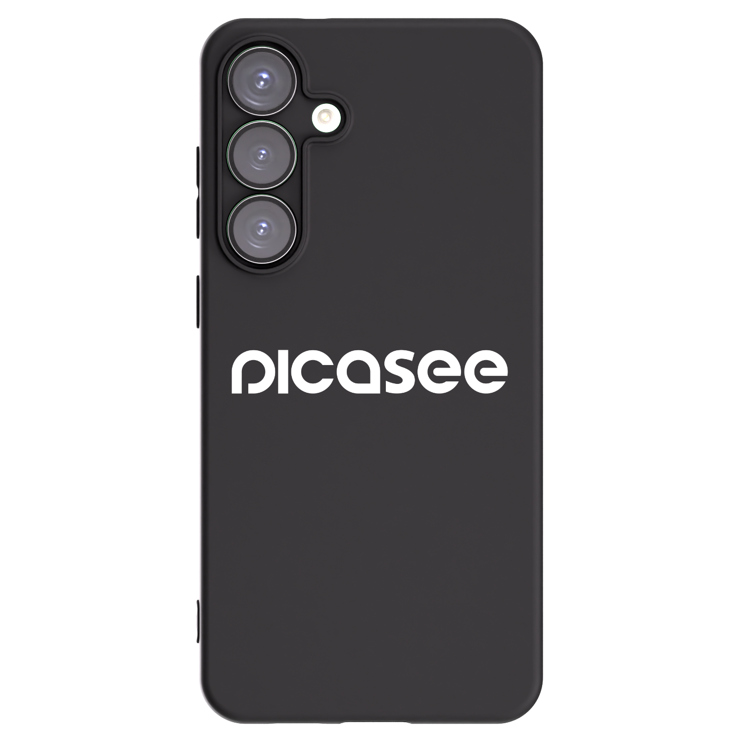Picasee Samsung Galaxy S25+ 5G Hülle - Schwarzes Silikon - Picasee - new logo - white