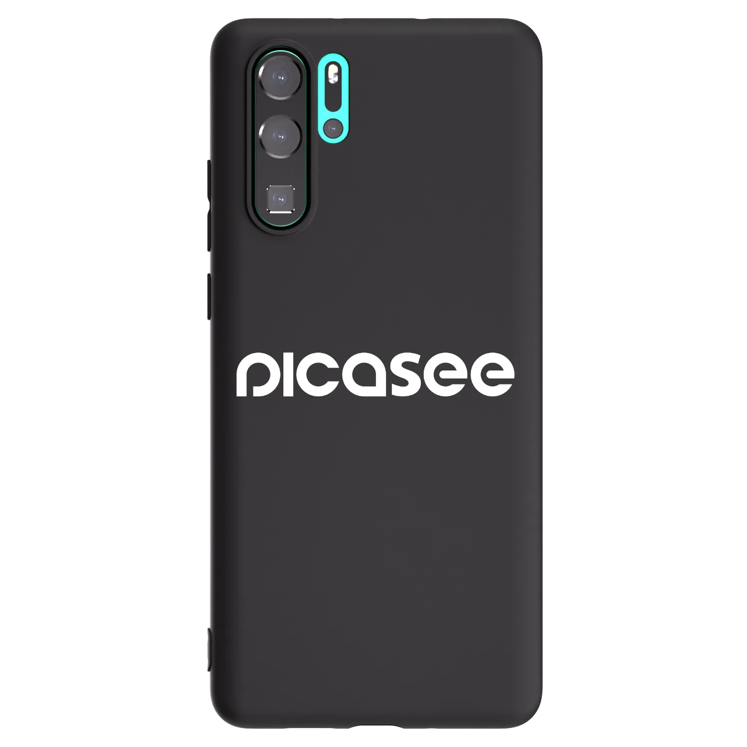 Picasee Huawei P30 Pro Hülle - Schwarzes Silikon - Picasee - new logo - white