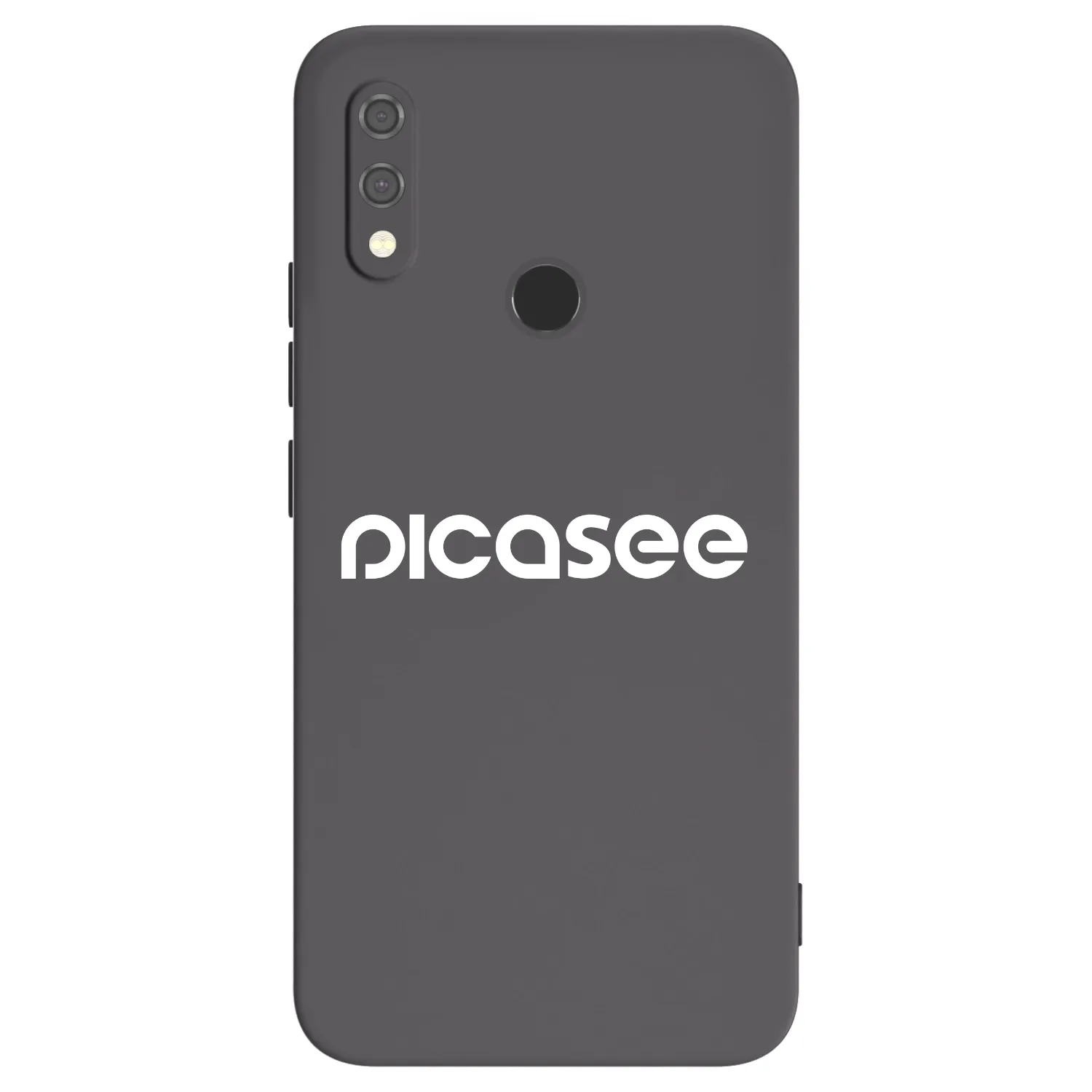 Picasee Xiaomi Redmi Note 7 Hülle - Schwarzes Silikon - Picasee - new logo - white