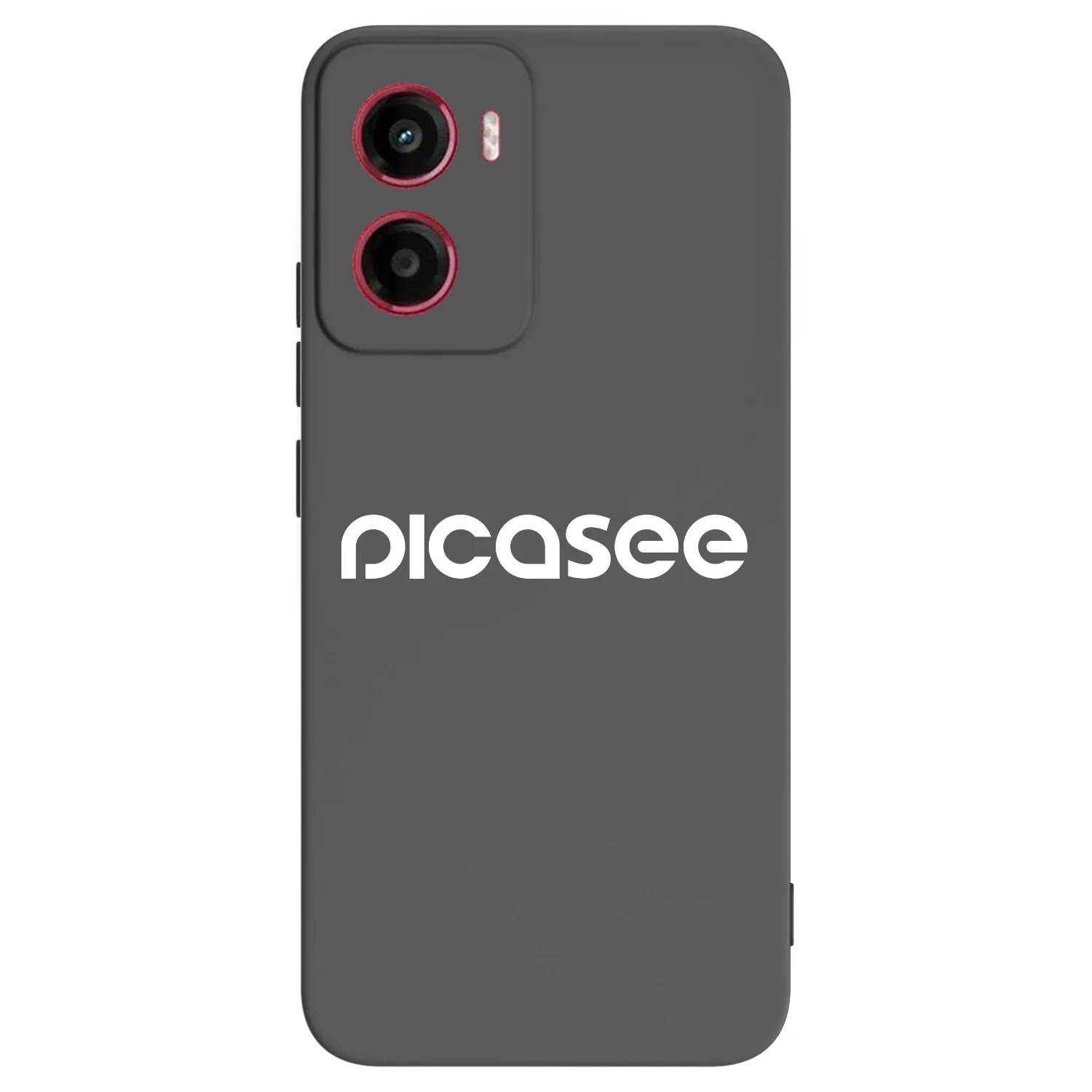 Picasee Motorola Moto G05 Hülle - Schwarzes Silikon - Picasee - new logo - white