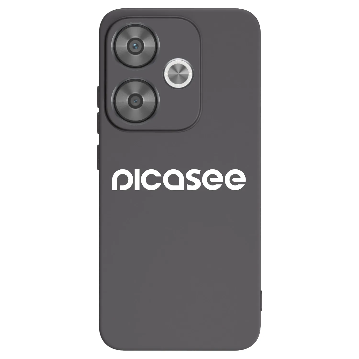 Picasee Xiaomi Poco F6 Hülle - Schwarzes Silikon - Picasee - new logo - white