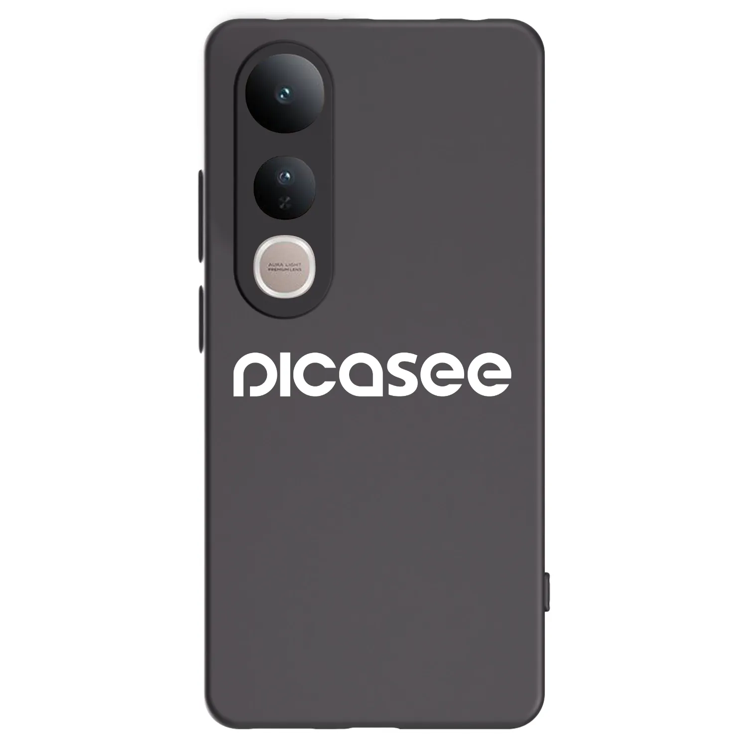 Picasee Vivo V50 Lite 5G Hülle - Schwarzes Silikon - Picasee - new logo - white