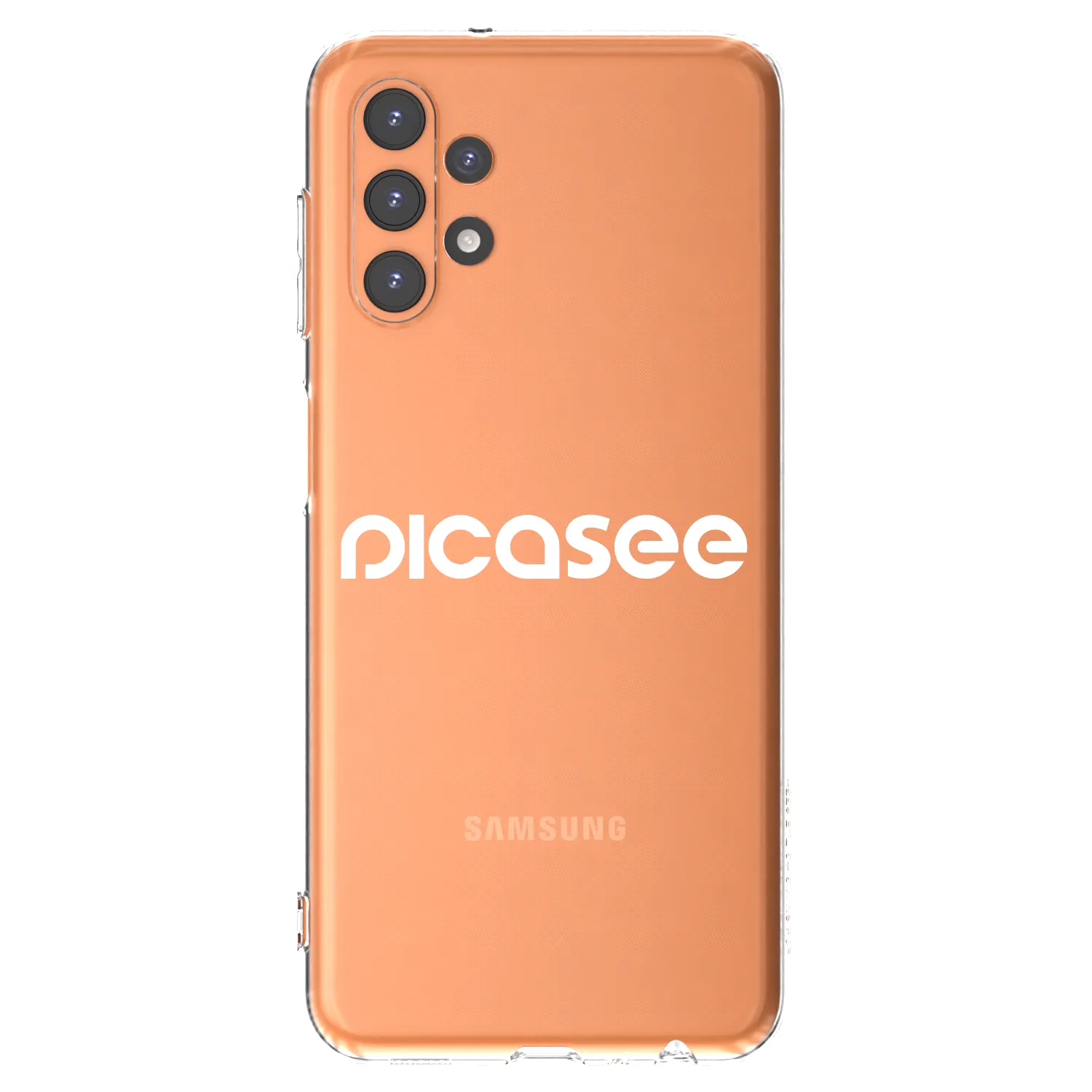 Picasee Samsung Galaxy A13 5G Hülle - Transparentes Silikon - Picasee - new logo - white