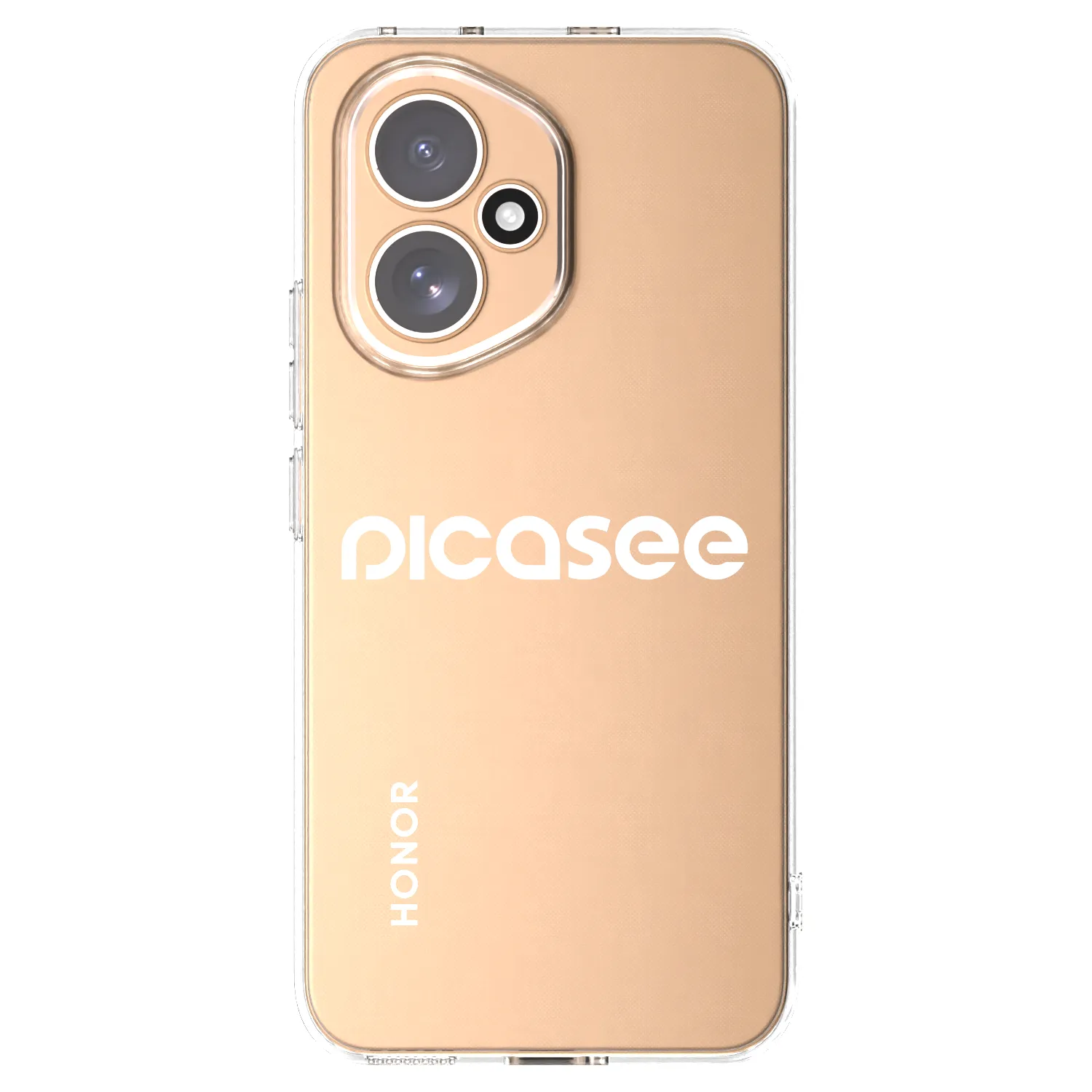 Picasee Honor 400 5G Hülle - Transparentes Silikon - Picasee - new logo - white