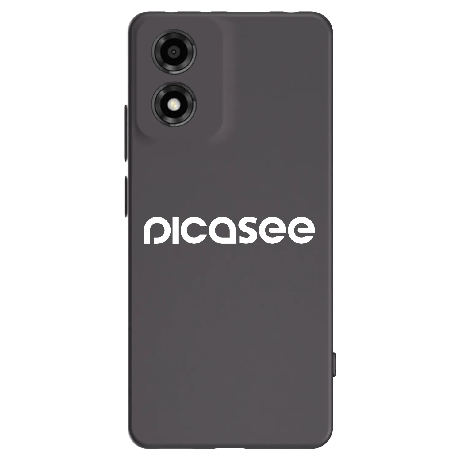 Picasee Motorola Moto E14 Hülle - Schwarzes Silikon - Picasee - new logo - white