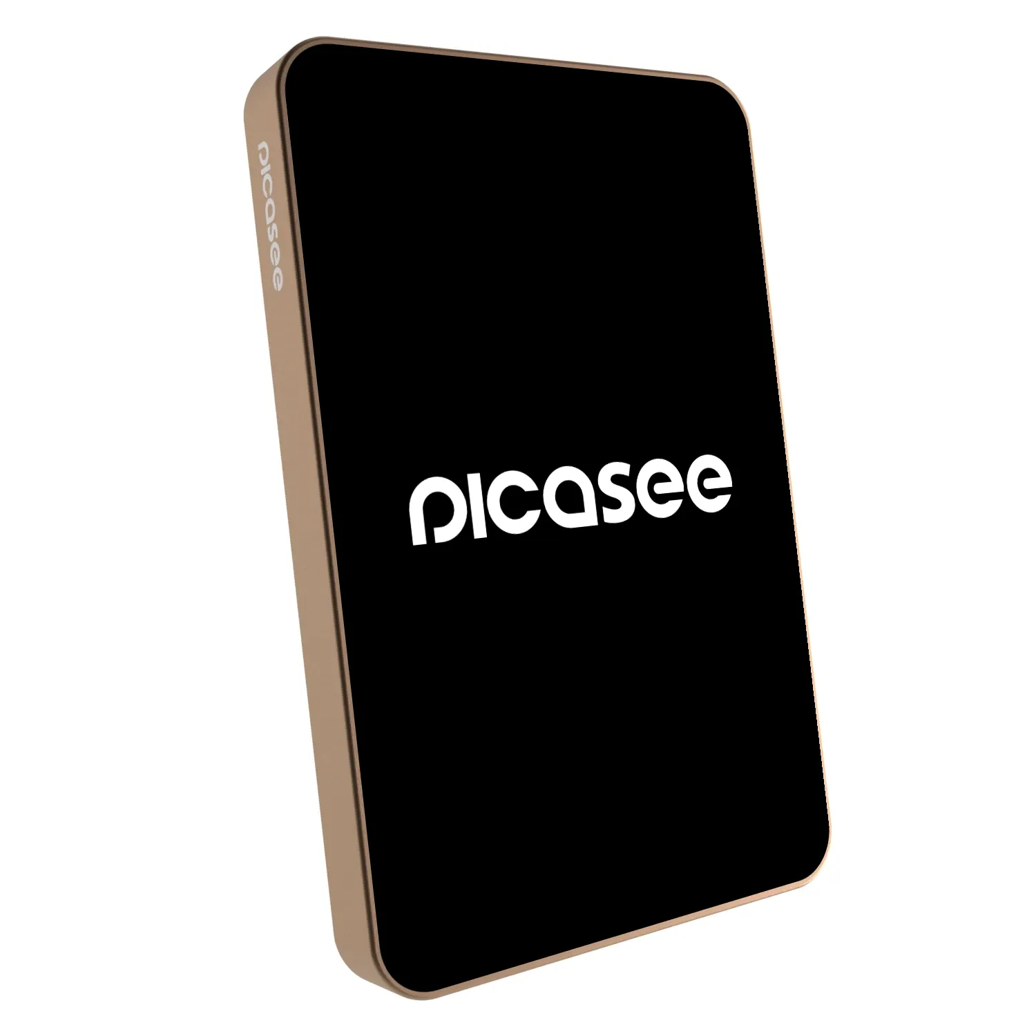 Picasee Powerbank mit MagSafe 5 000 mAh Golden - Picasee - new logo - white