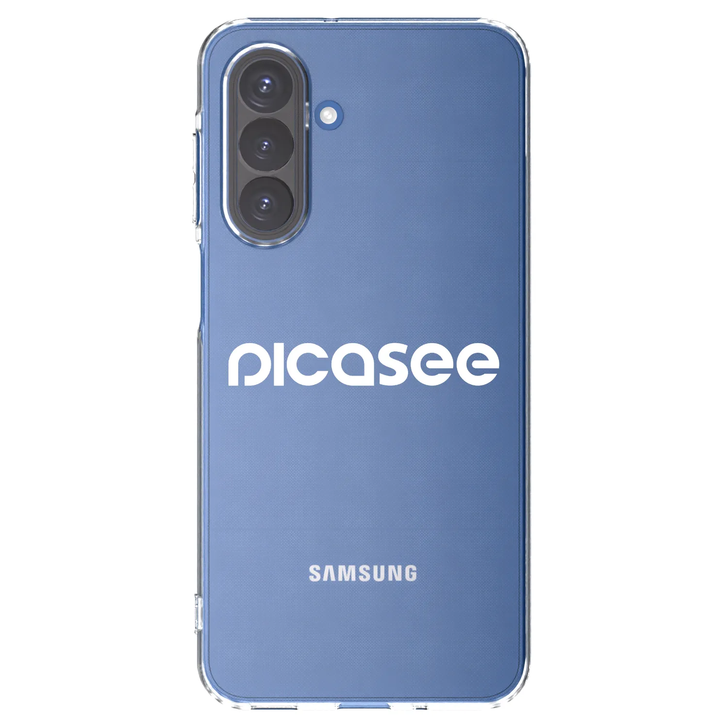 Picasee Samsung Galaxy A17 5G Hülle - Transparentes Silikon - Picasee - new logo - white