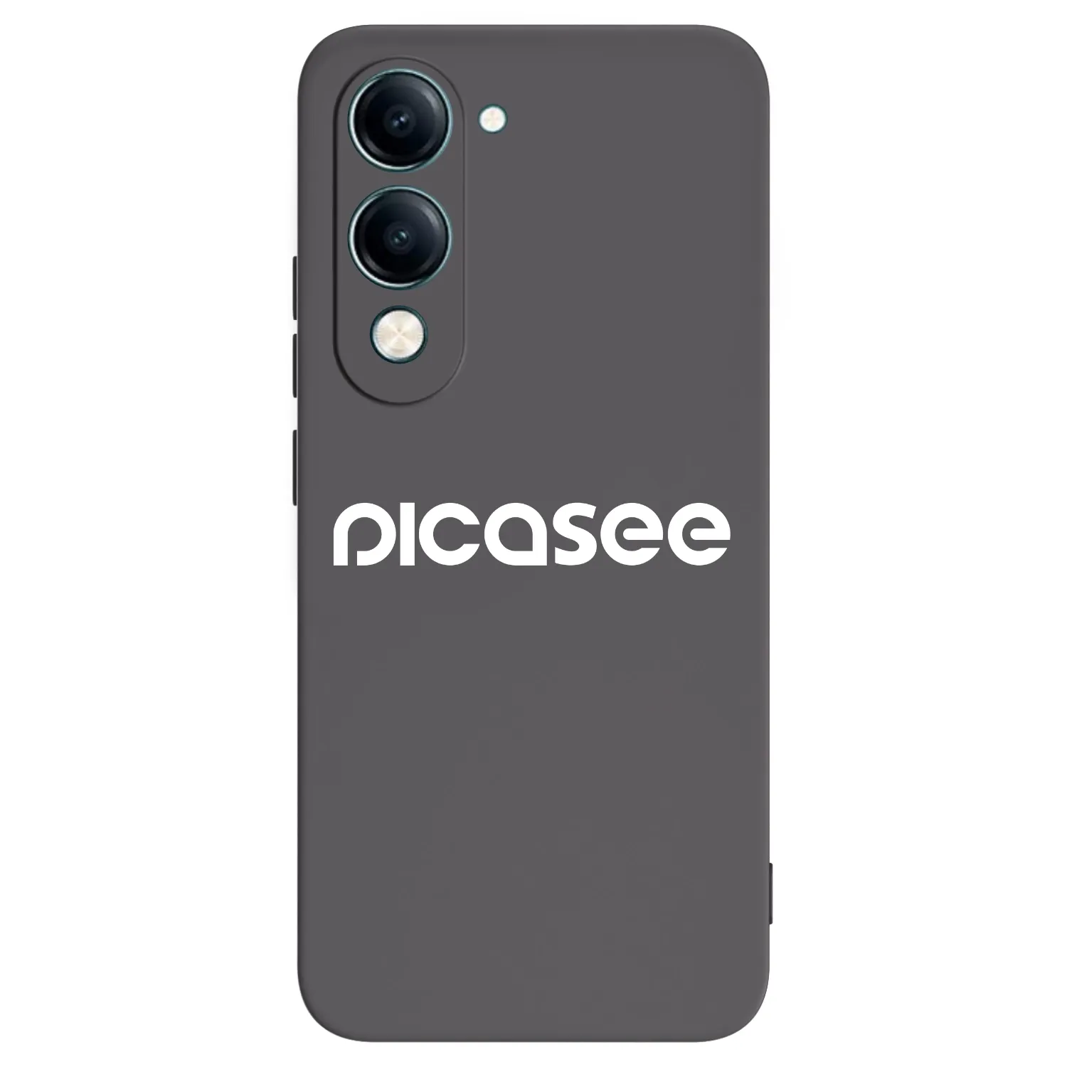 Picasee Vivo Y29s 5G Hülle - Schwarzes Silikon - Picasee - new logo - white