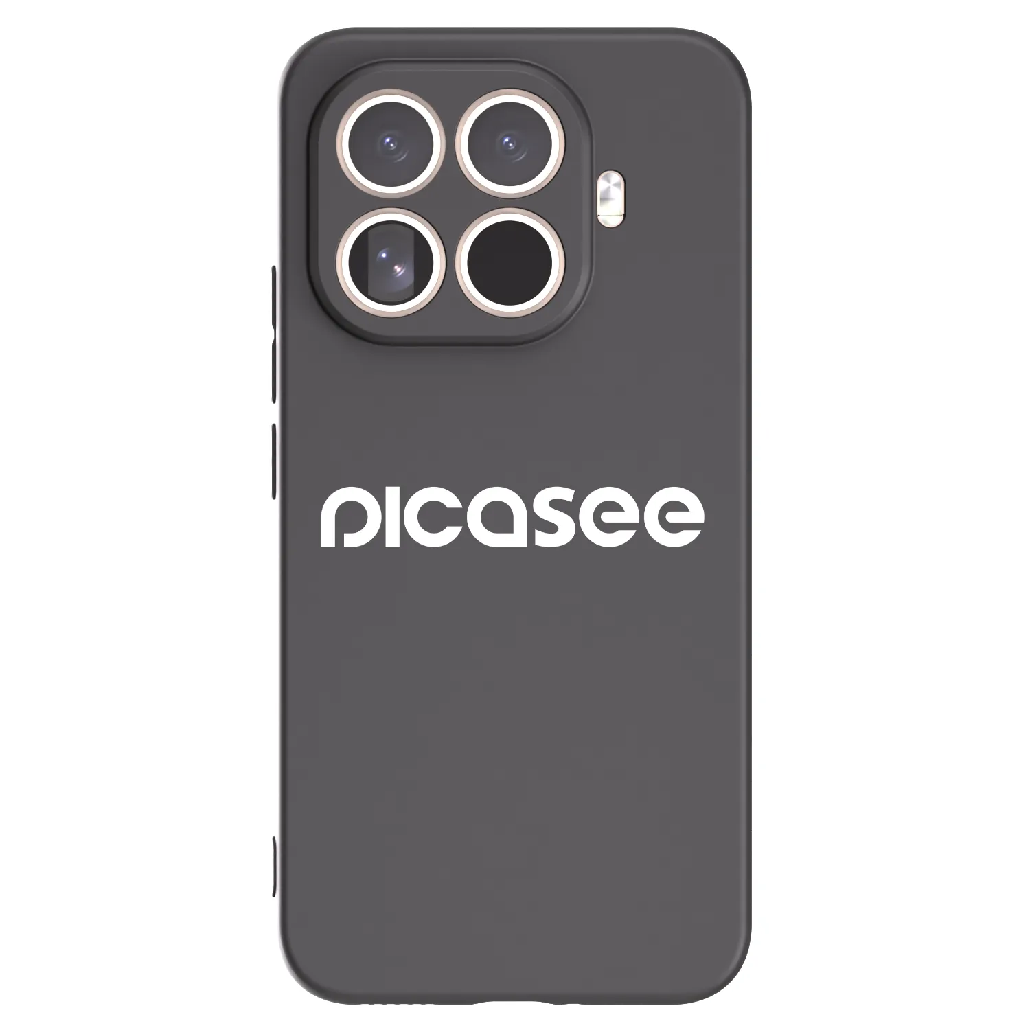 Picasee Xiaomi 15T Pro Hülle - Schwarzes Silikon - Picasee - new logo - white