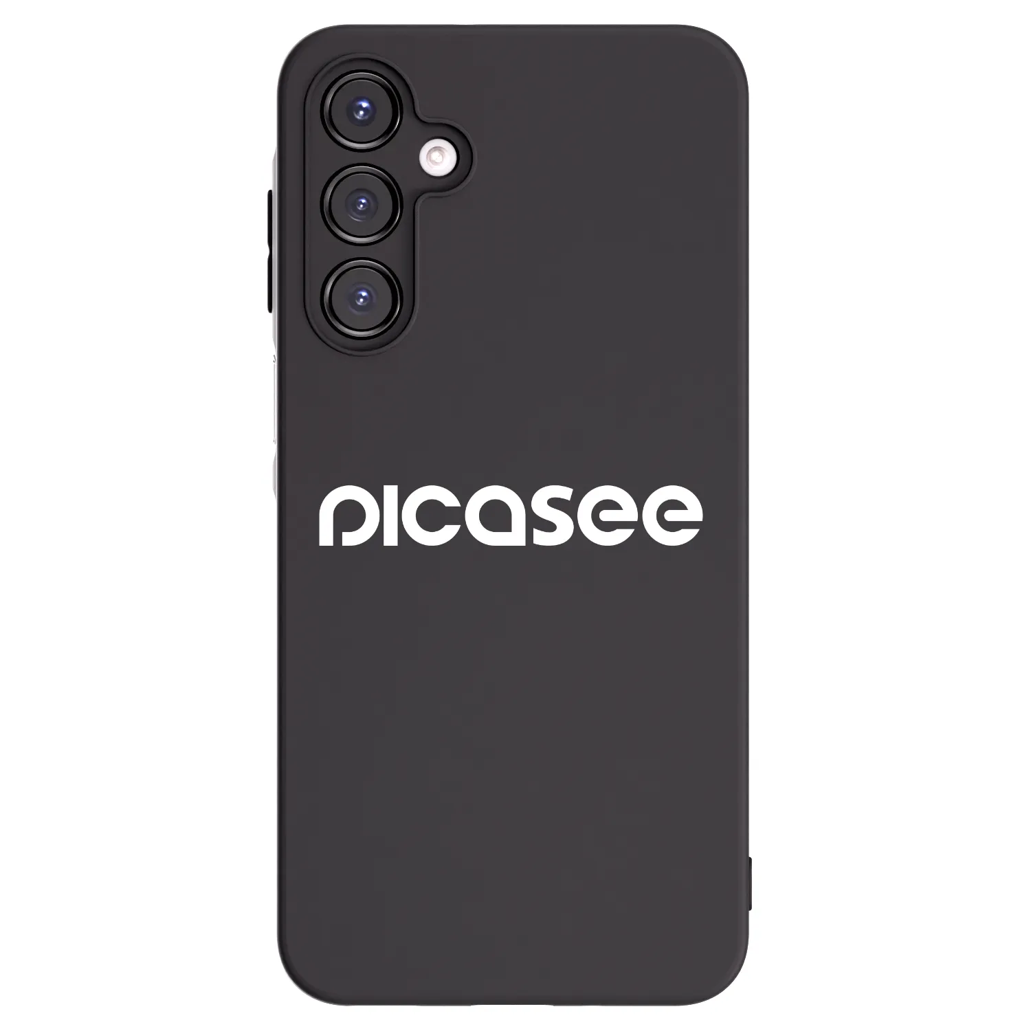 Picasee Samsung Galaxy A16 4G Hülle - Schwarzes Silikon - Picasee - new logo - white