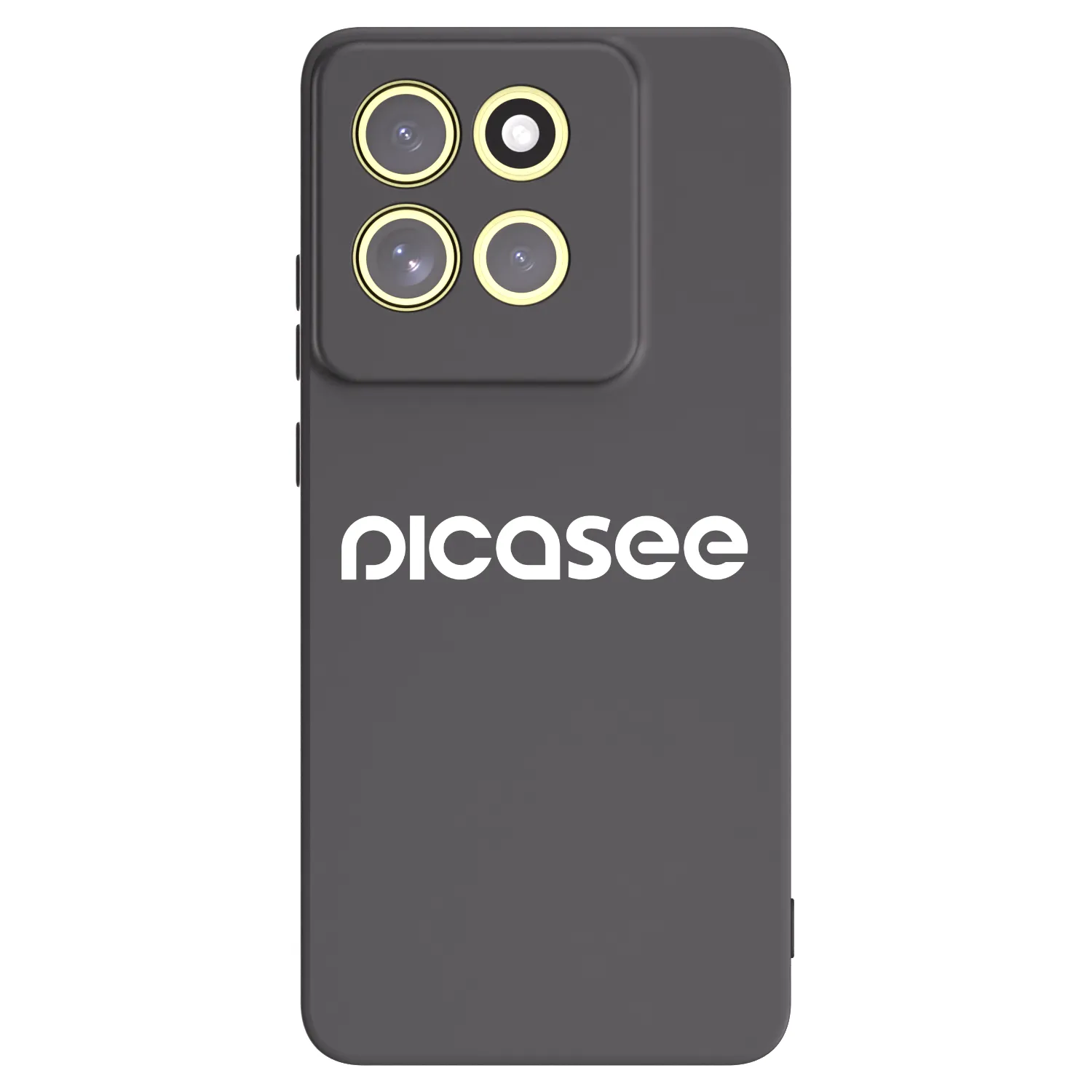 Picasee Motorola Moto G86 Power 5G Hülle - Schwarzes Silikon - Picasee - new logo - white