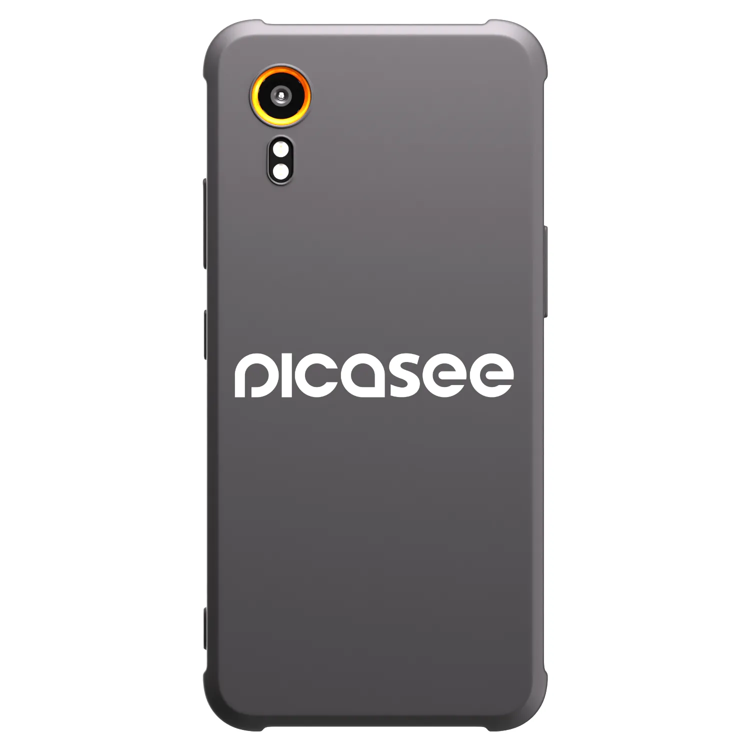 Picasee Samsung Galaxy Xcover 7 Hülle - Schwarzes Silikon - Picasee - new logo - white