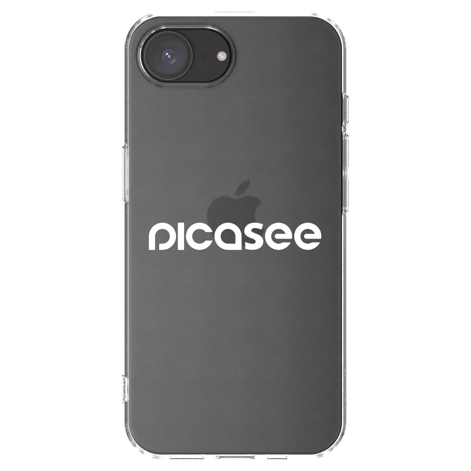 Picasee Apple iPhone 17e Hülle - Transparentes Silikon - Picasee - new logo - white