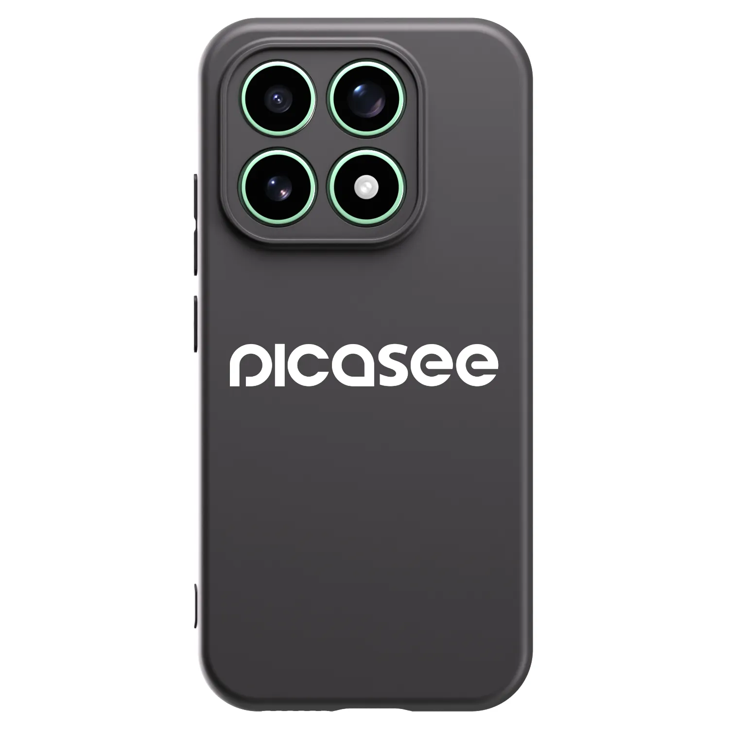 Picasee Xiaomi 17 Hülle - Schwarzes Silikon - Picasee - new logo - white
