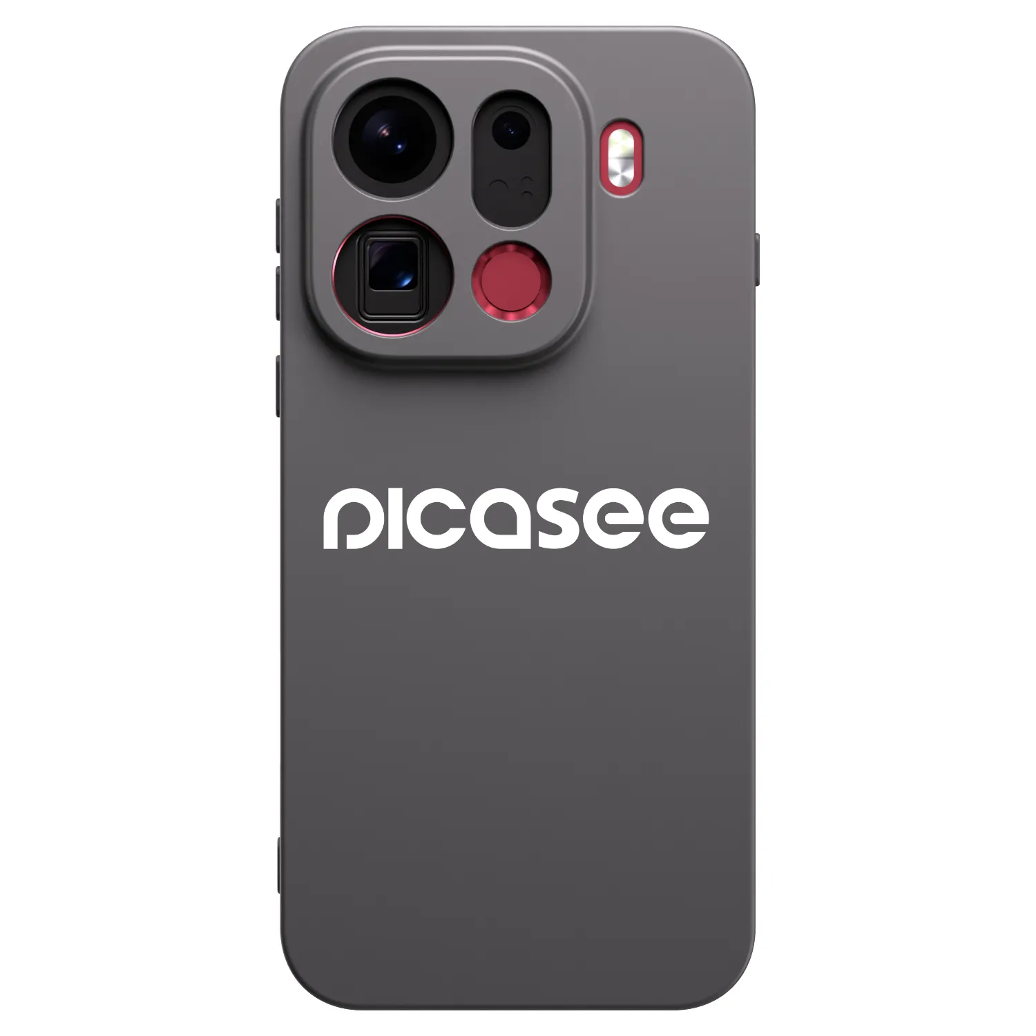 Picasee OPPO Find X9 Pro Hülle - Schwarzes Silikon - Picasee - new logo - white