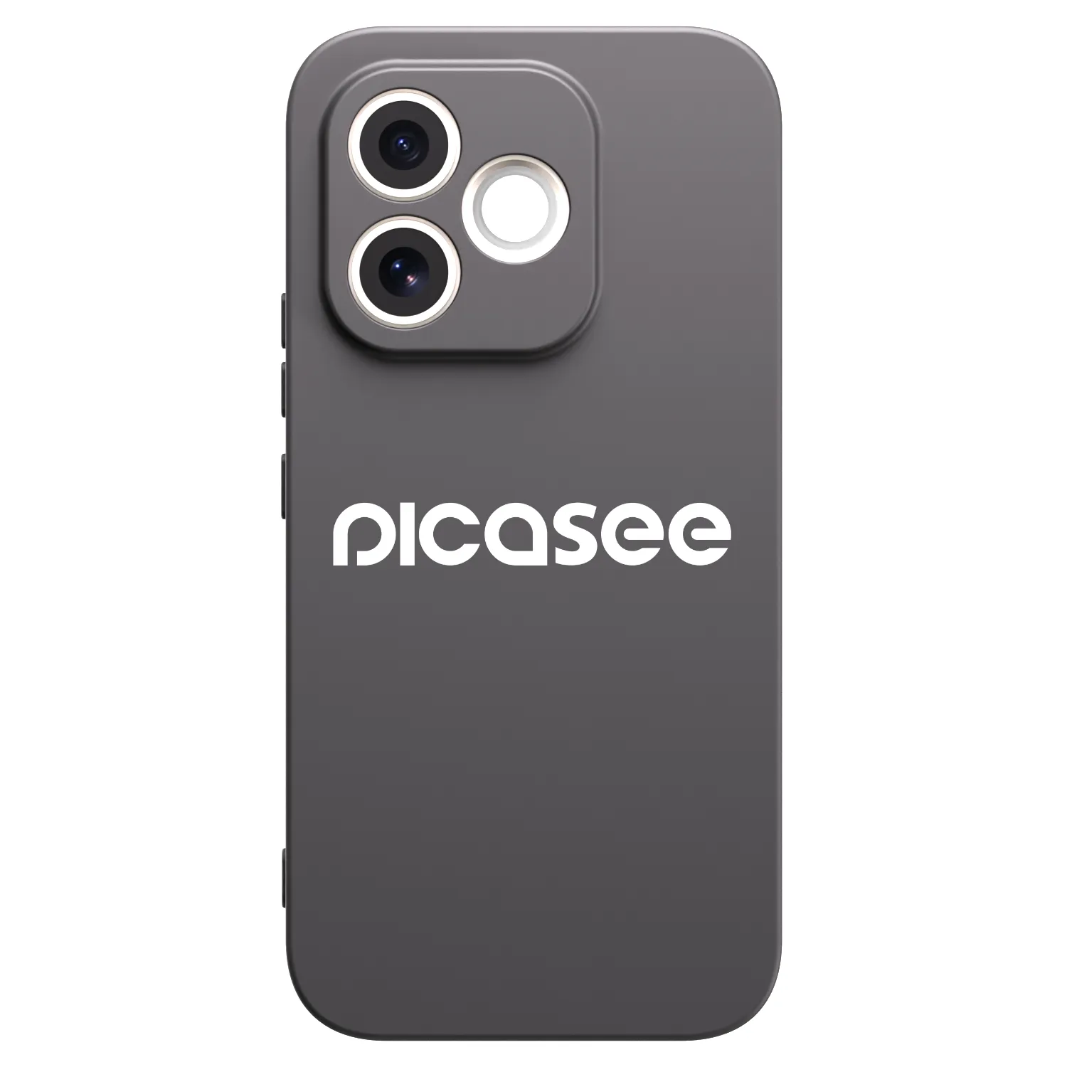 Picasee Honor 600 Lite Hülle - Schwarzes Silikon - Picasee - new logo - white
