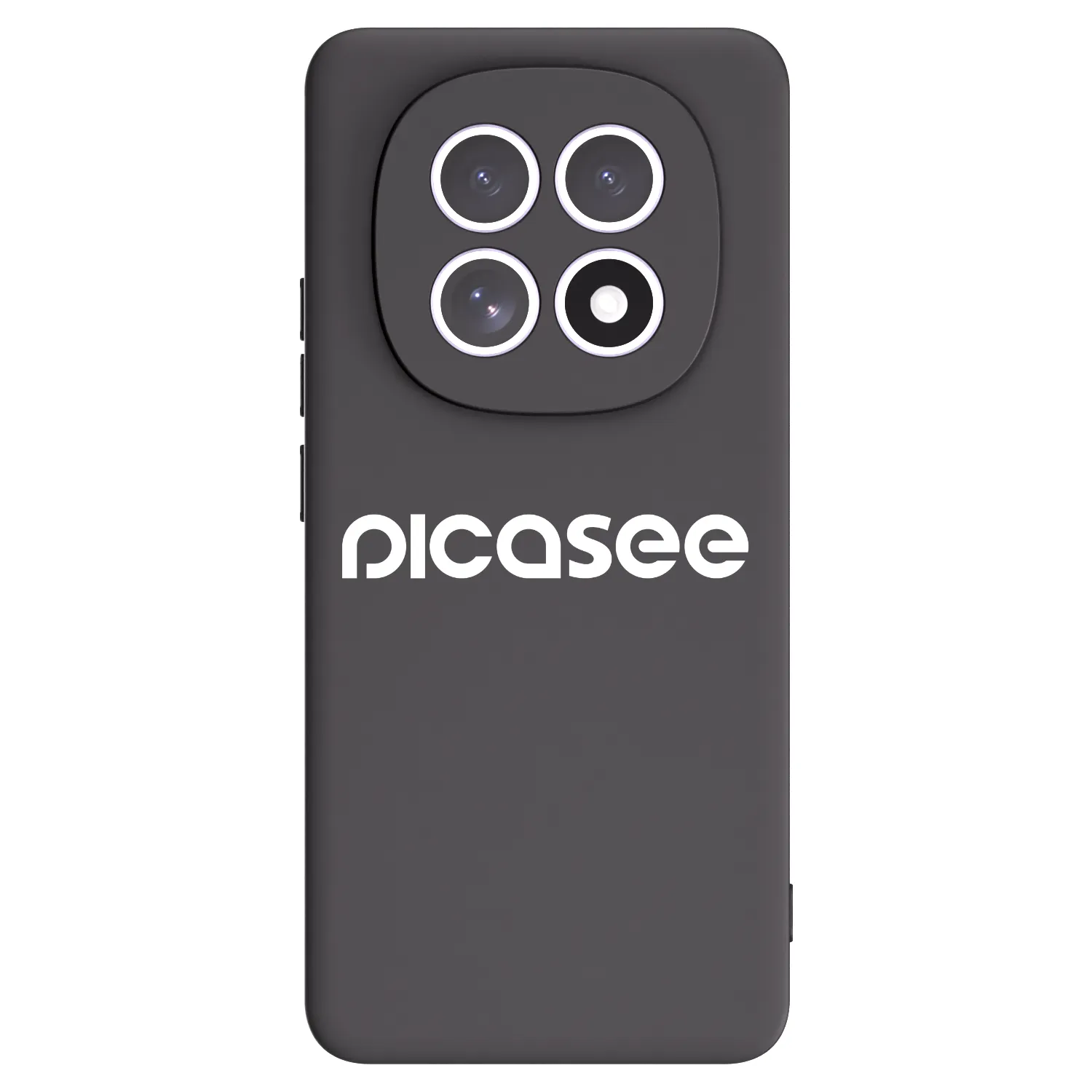Picasee Xiaomi Redmi Note 15 5G Hülle - Schwarzes Silikon - Picasee - new logo - white