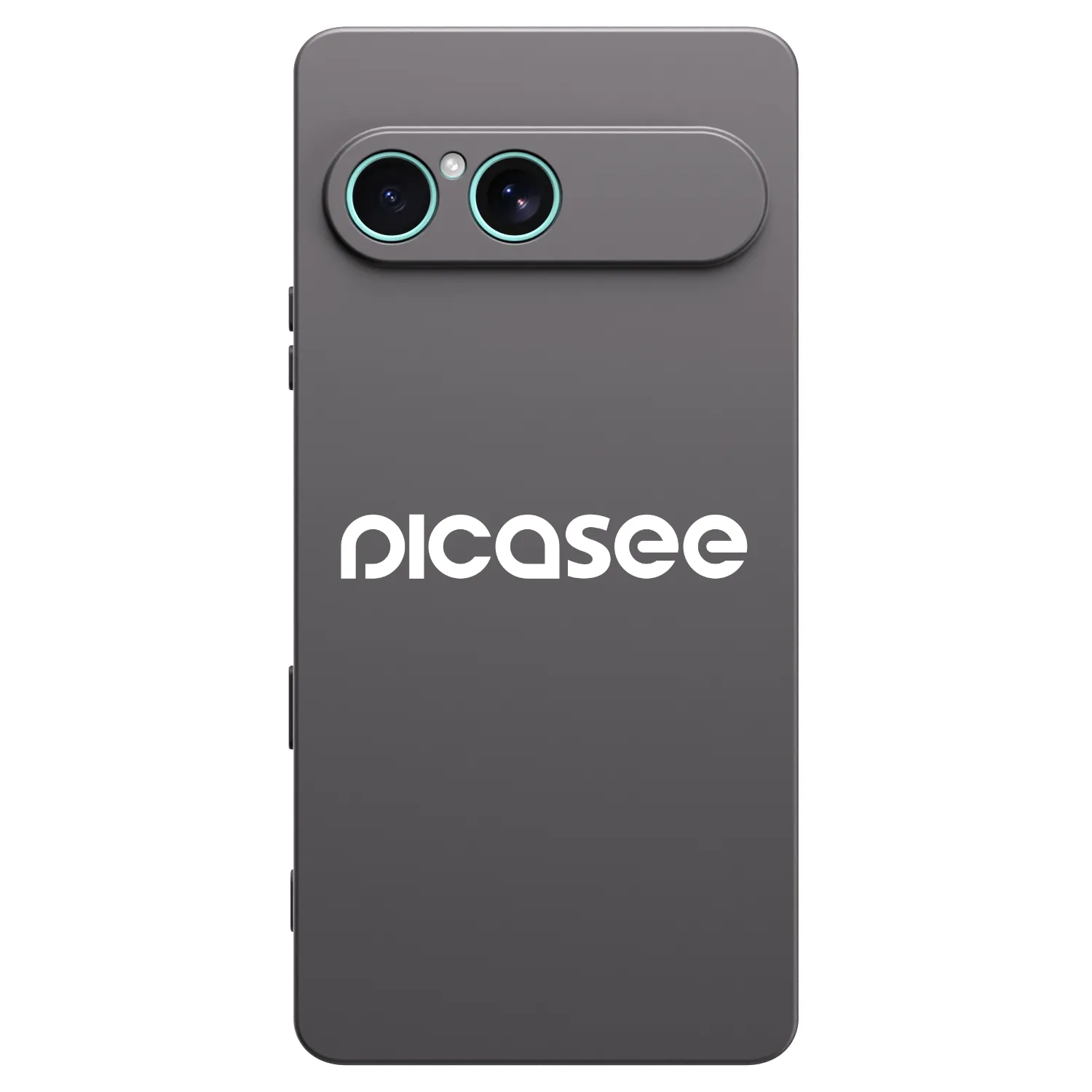Picasee Sony Xperia 10 VII Hülle - Schwarzes Silikon - Picasee - new logo - white
