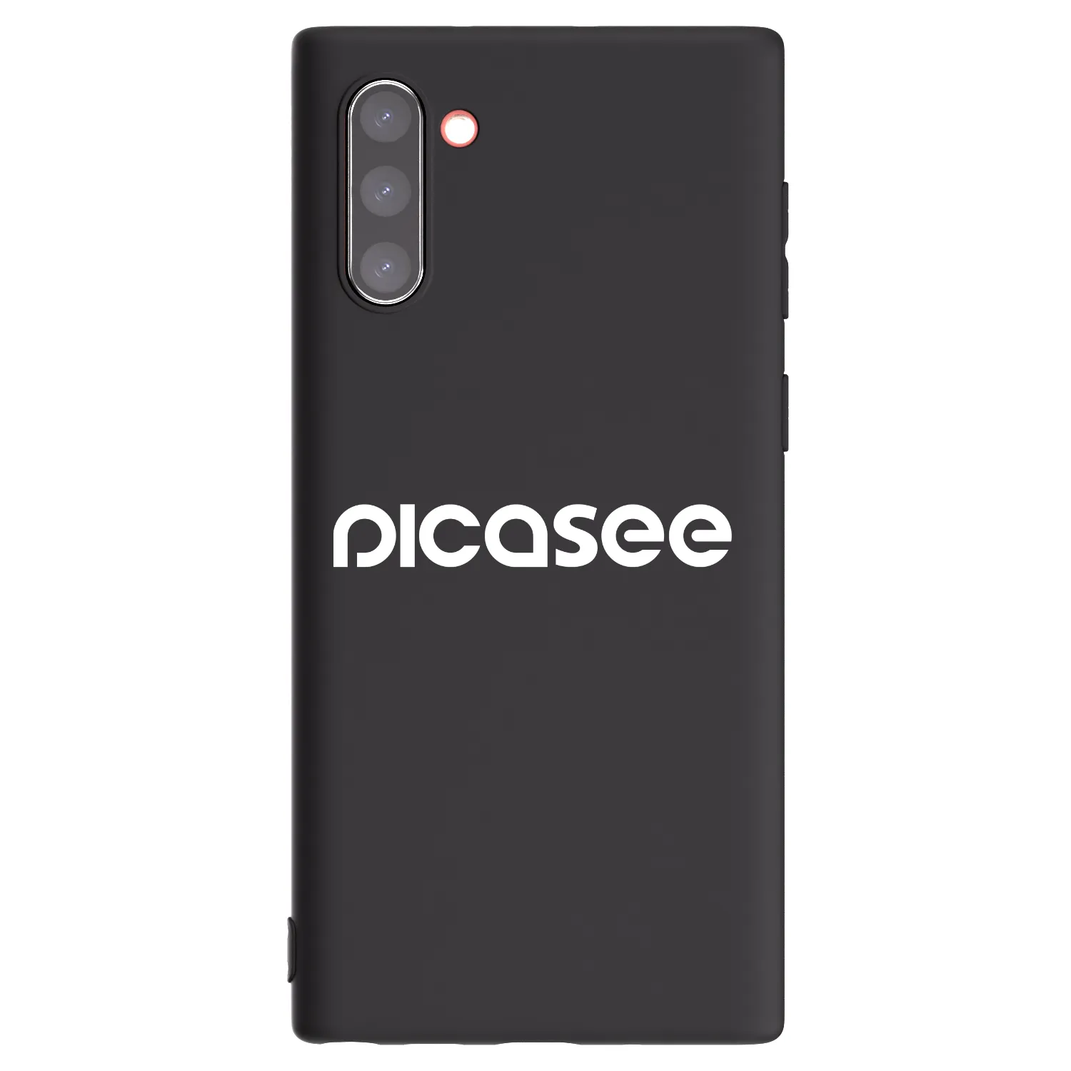 Picasee Samsung Galaxy Note 10 N970F Hülle - Schwarzes Silikon - Picasee - new logo - white