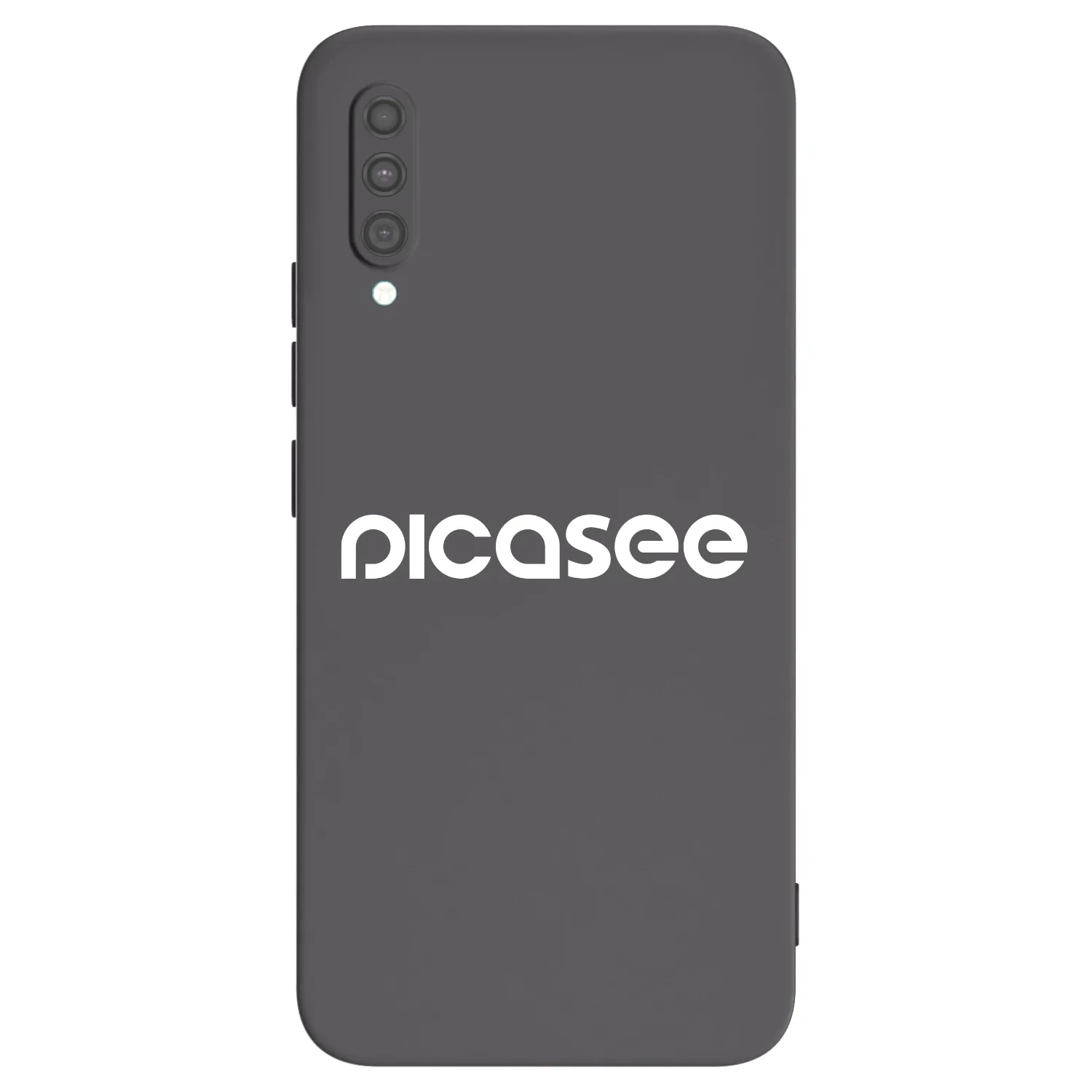 Picasee Samsung Galaxy A30s A307F Hülle - Schwarzes Silikon - Picasee - new logo - white
