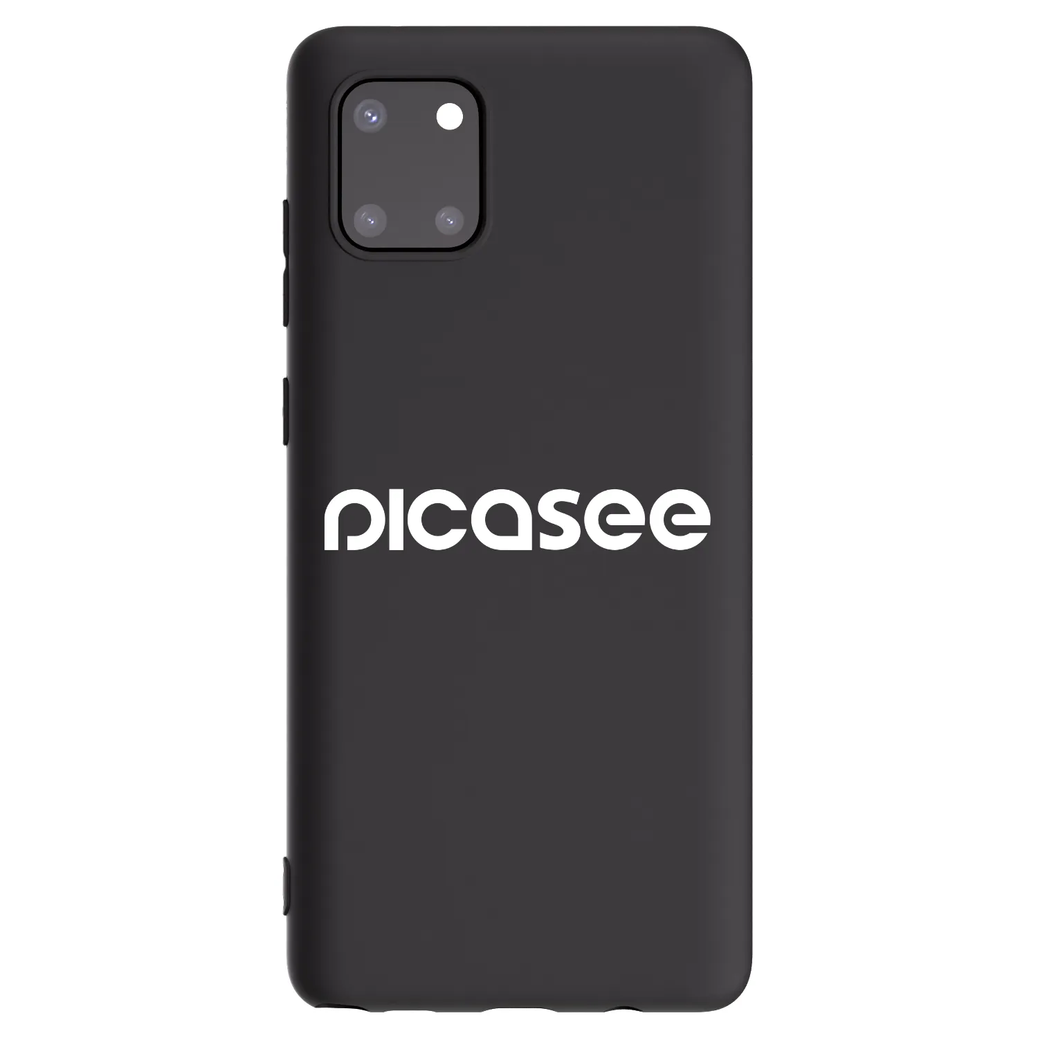 Picasee Samsung Galaxy Note 10 Lite N770F Hülle - Schwarzes Silikon - Picasee - new logo - white