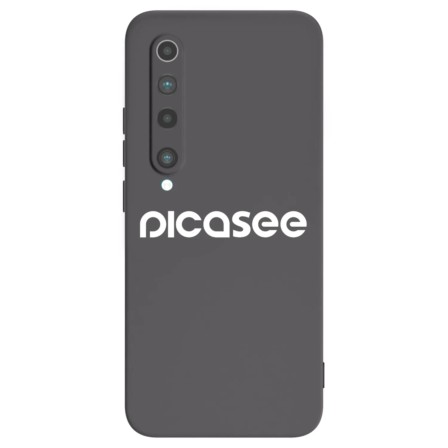 Picasee Xiaomi Mi 10 Hülle - Schwarzes Silikon - Picasee - new logo - white