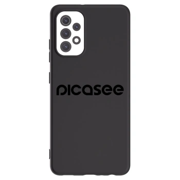 Picasee Samsung Galaxy A32 5G A326B Hülle - Schwarzes Silikon - Picasee - new logo - black