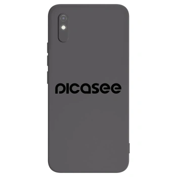 Picasee Xiaomi Redmi 9AT Hülle - Schwarzes Silikon - Picasee - new logo - black