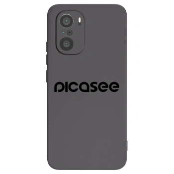 Picasee Xiaomi Poco F3 Hülle - Schwarzes Silikon - Picasee - new logo - black