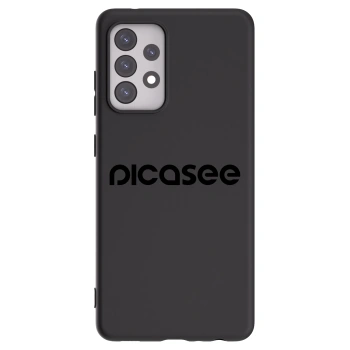 Picasee Samsung Galaxy A52s 5G A528B Hülle - Schwarzes Silikon - Picasee - new logo - black