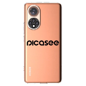 Picasee Honor 50 5G Hülle - Transparentes Silikon - Picasee - new logo - black
