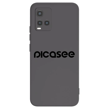 Picasee Vivo Y33s Hülle - Schwarzes Silikon - Picasee - new logo - black